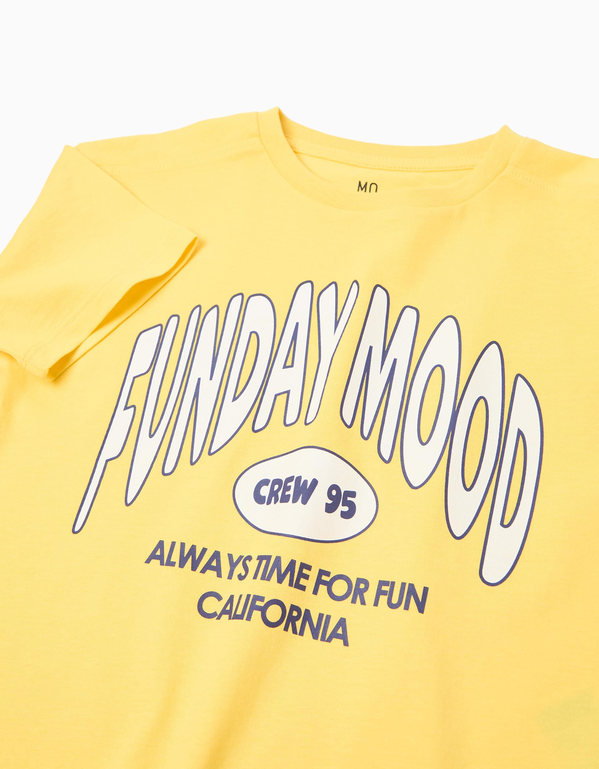 Comprar Online T-shirt Estampada, Menino, Amarelo