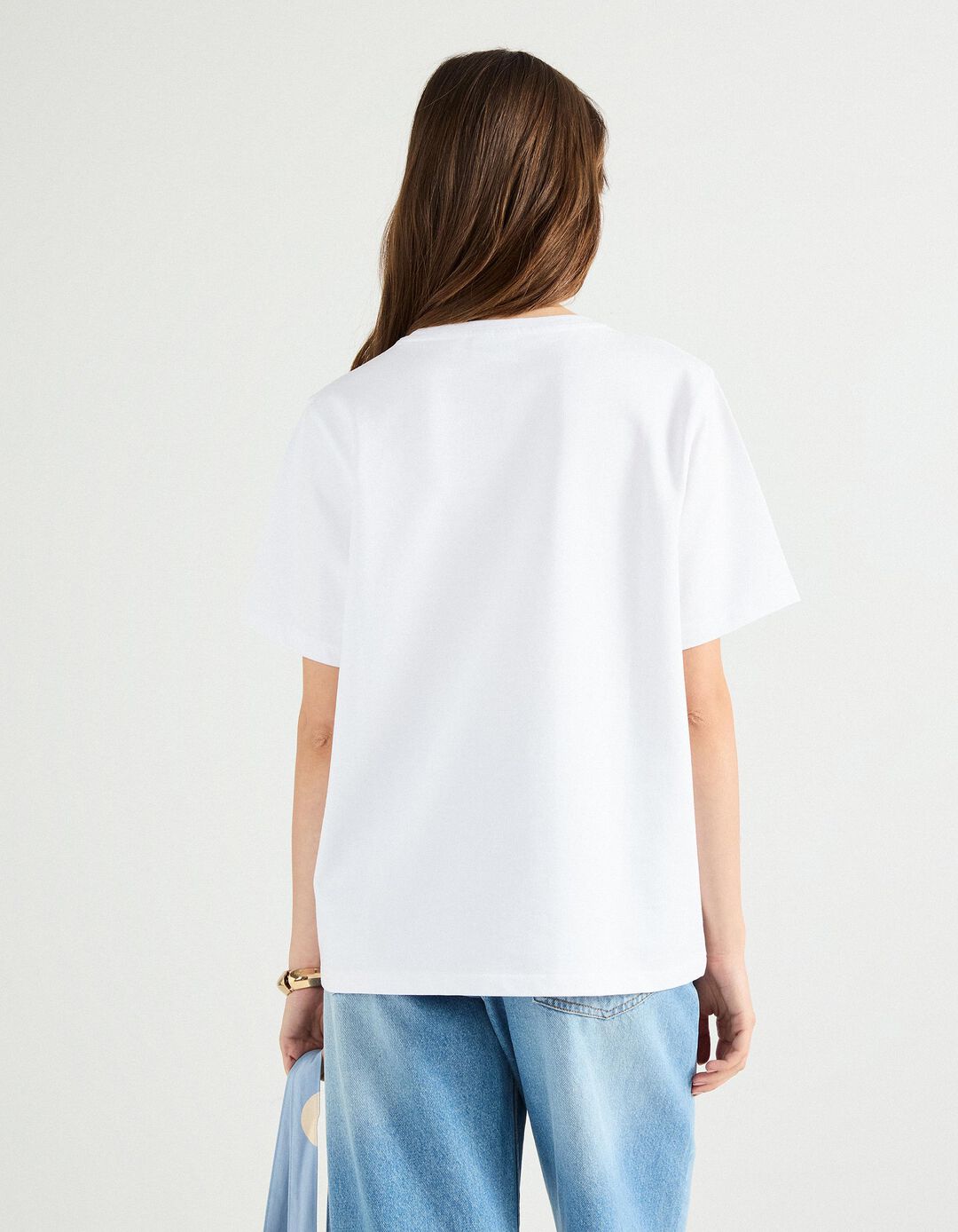 T-shirt 'Snoopy', Mulher, Branco