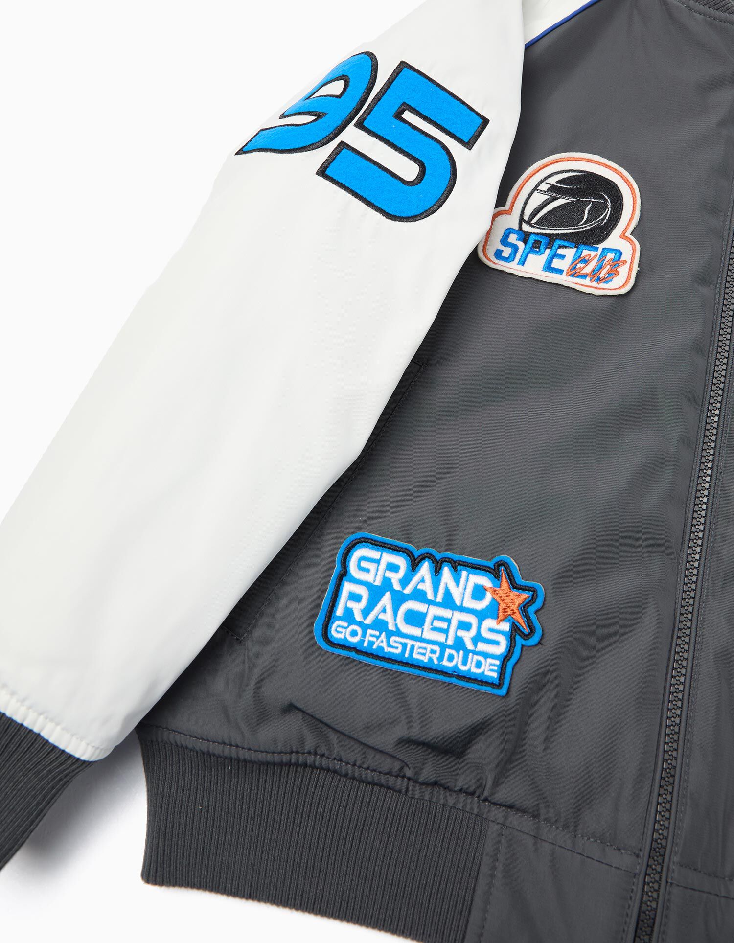 Comprar Online Casaco Bomber, Menino, Cinzento Escuro