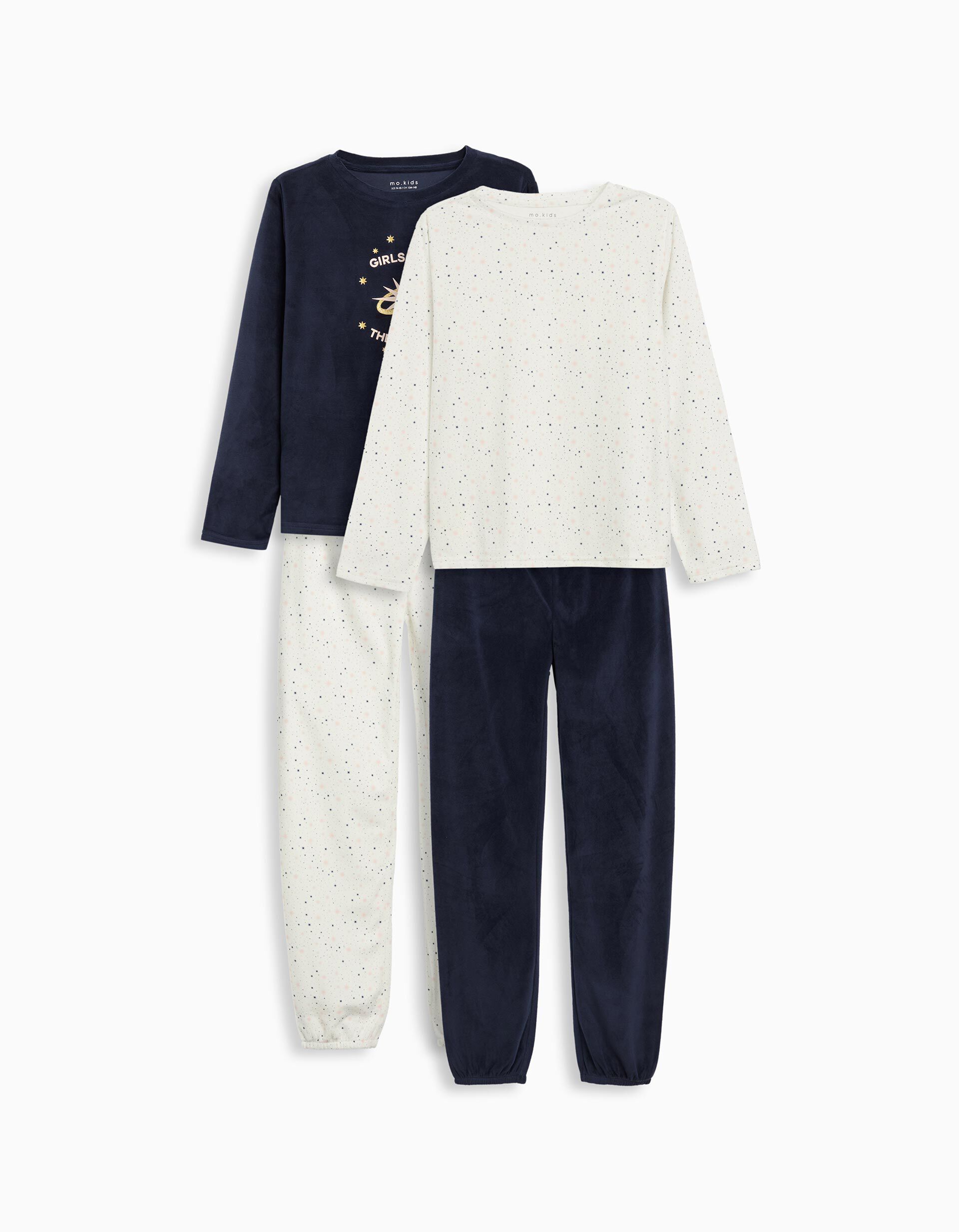 Comprar Online Pack 2 Pijamas Veludo, Menina, Multicor