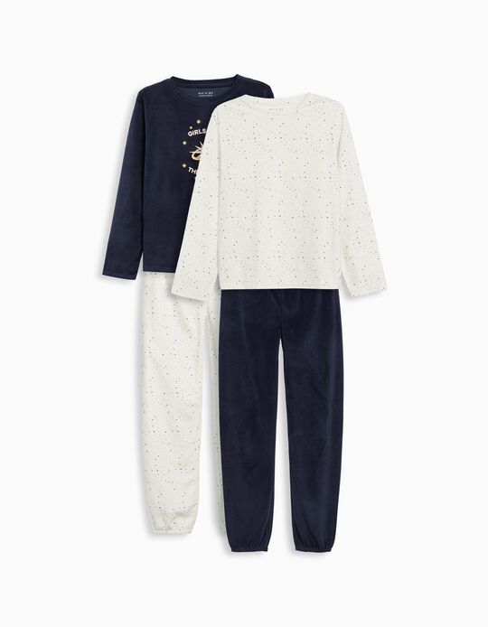 Comprar Online Pack 2 Pijamas de Manga Comprida, Menina, Multicor