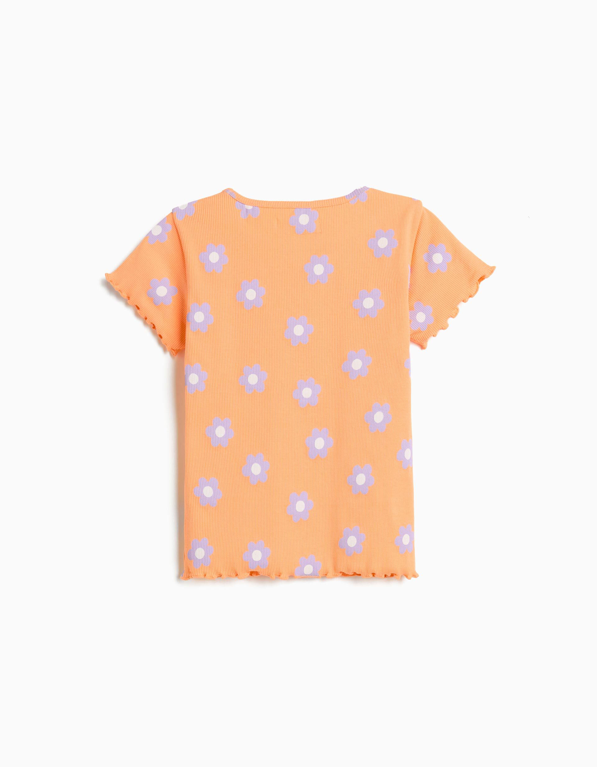 Comprar Online T-shirt, Menina, Laranja Claro