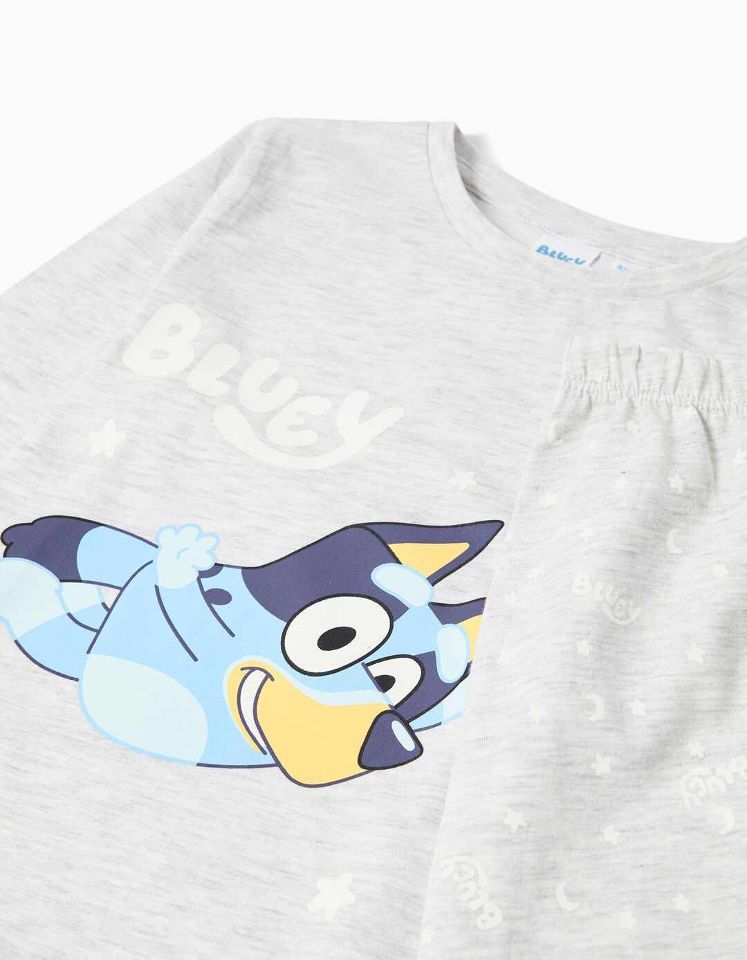 Pijama 'Bluey', Menino, Cinzento Claro
