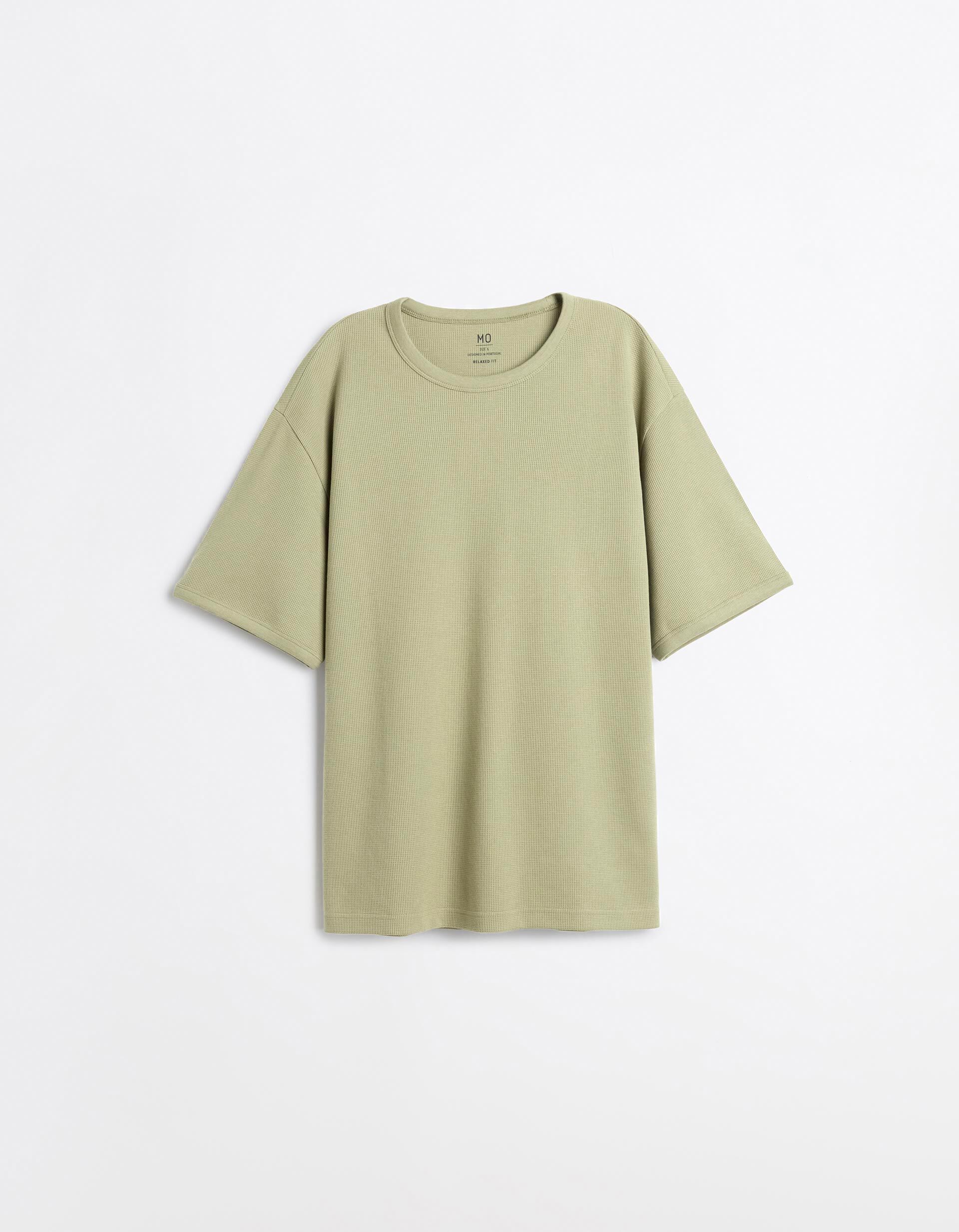 Comprar Online T-shirt Waffle, Homem, Verde