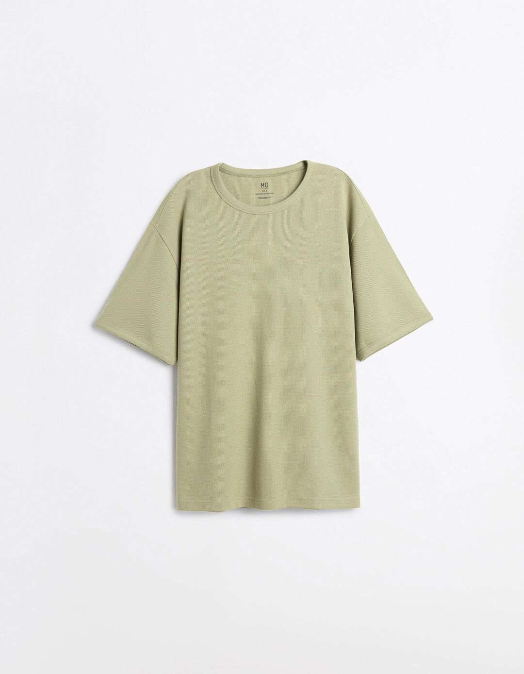 T-shirt Waffle, Homem, Verde