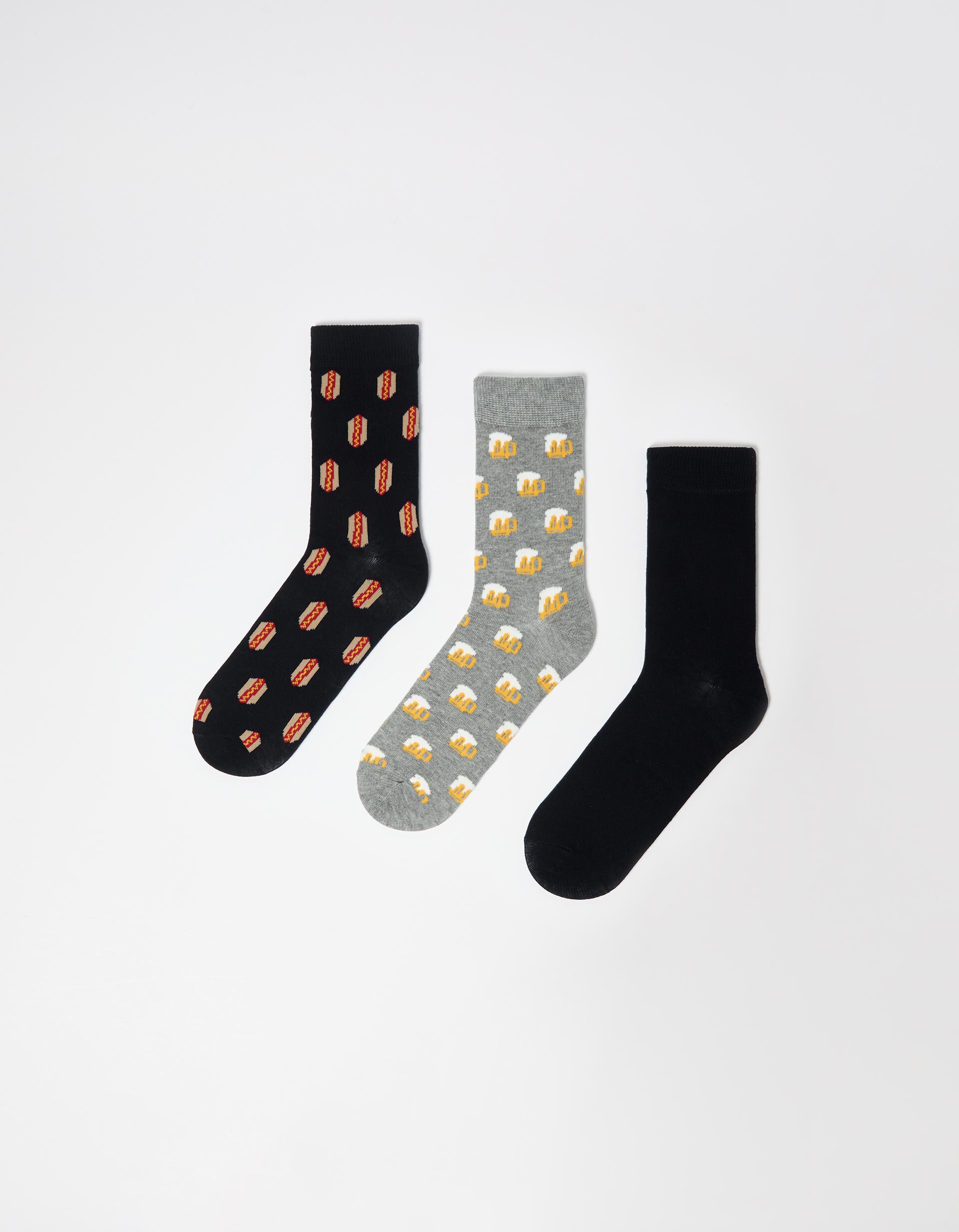 Comprar Online 3 Meias, Homem, Azul Escuro