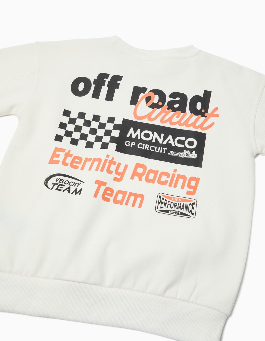 Sweatshirt de Felpa, Menino, Branco