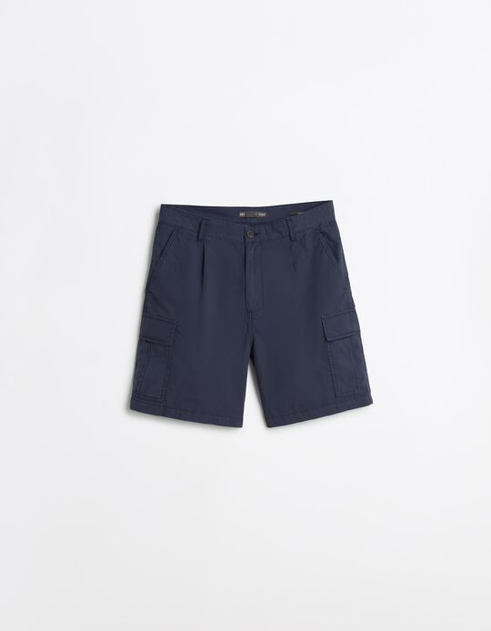 Comprar Online Cal&ccedil;&otilde;es Cargo, Homem, Azul Escuro