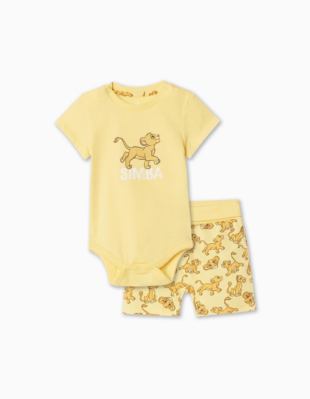 Pijama 'Disney', Bebé Menino, Amarelo Claro