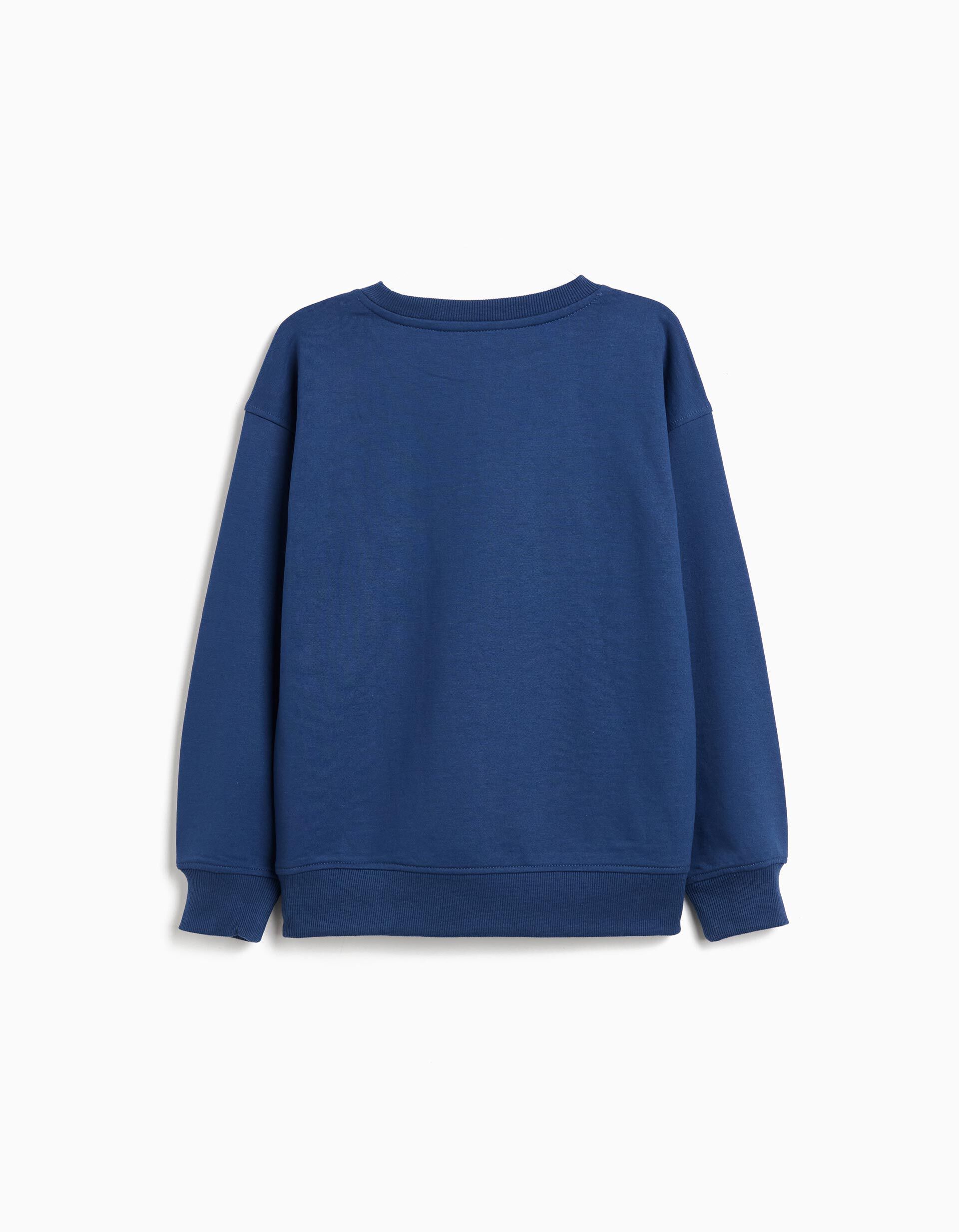 Comprar Online Sweatshirt de Felpa, Menino, Azul Escuro
