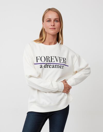 Sweatshirt, Women, White