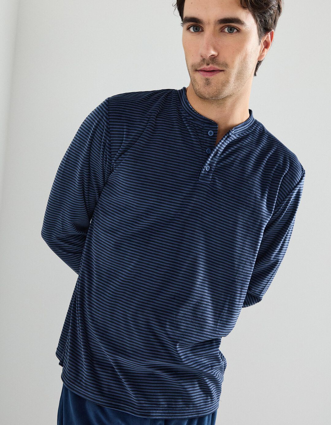 Pijama, Homem, Azul 