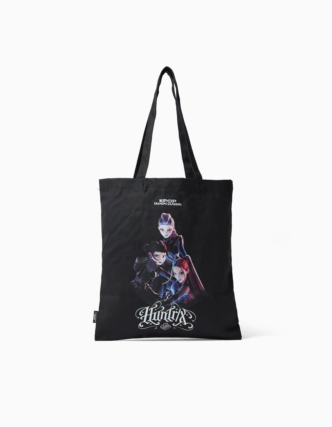Tote Bag 'K-Pop Demon Hunters', Menina, Preto