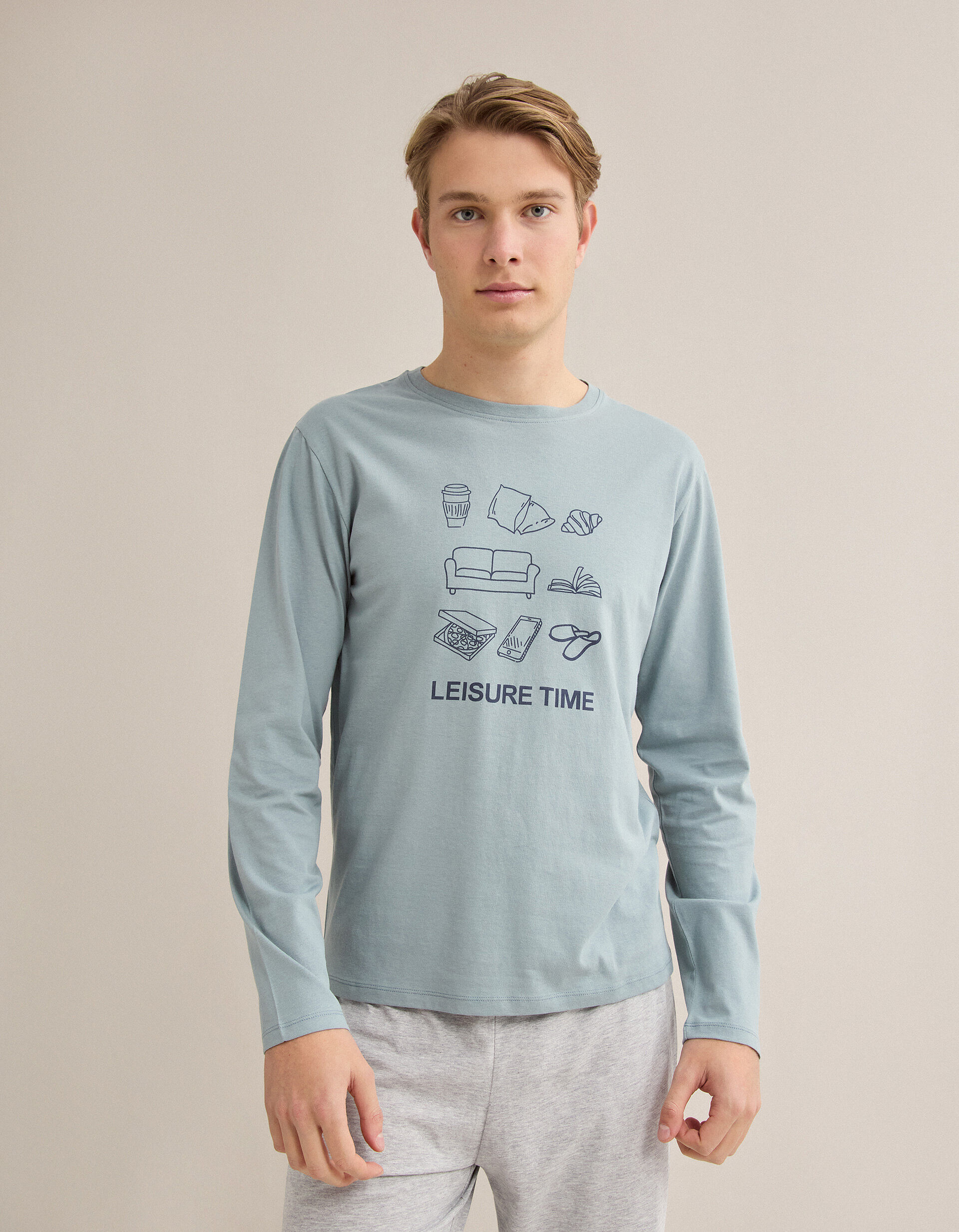 Comprar Online Pijama, Homem, Cinzento