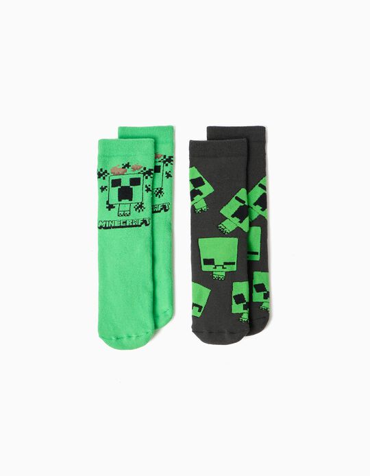 Comprar Online Pack 2 Pares De Meias 'Minecraft', Menino, Multicolor