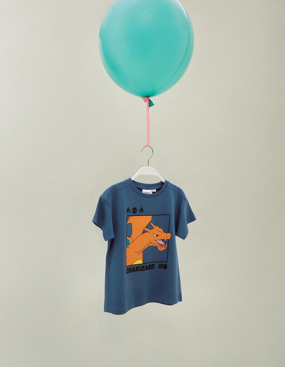 T-shirt 'Pokémon', Menino, Azul Escuro
