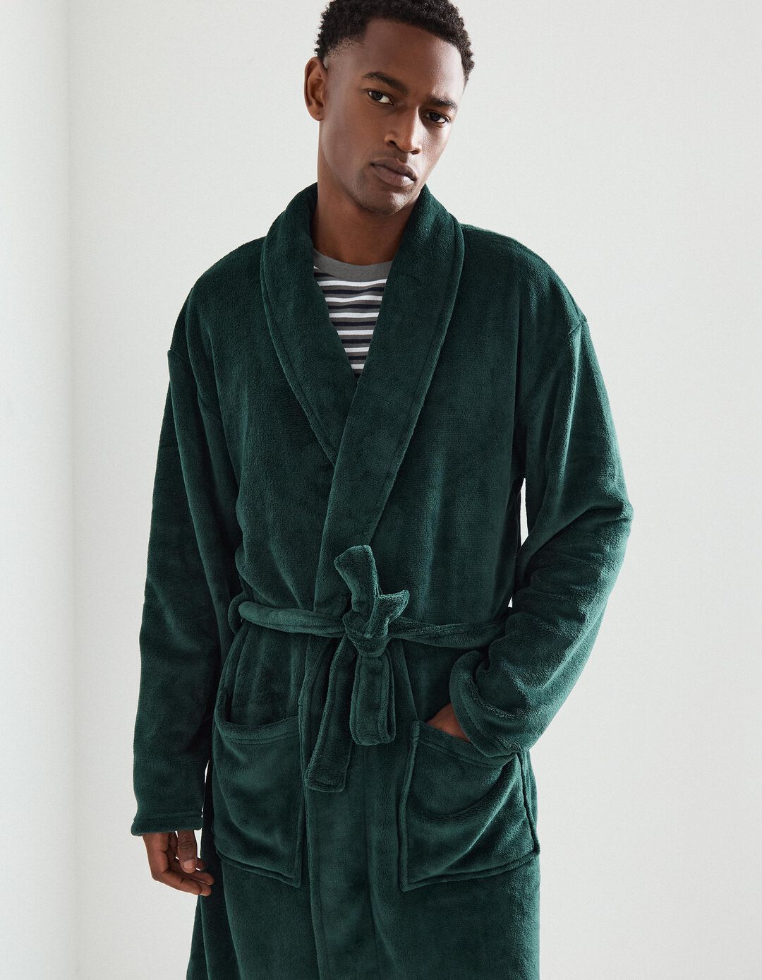 Robe, Homem, Verde Escuro