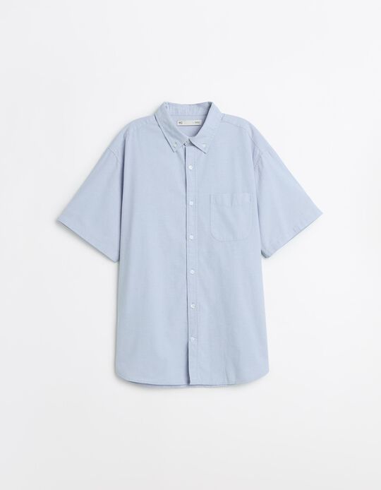 Comprar Online Camisa Manga Curta, Homem, Azul Claro