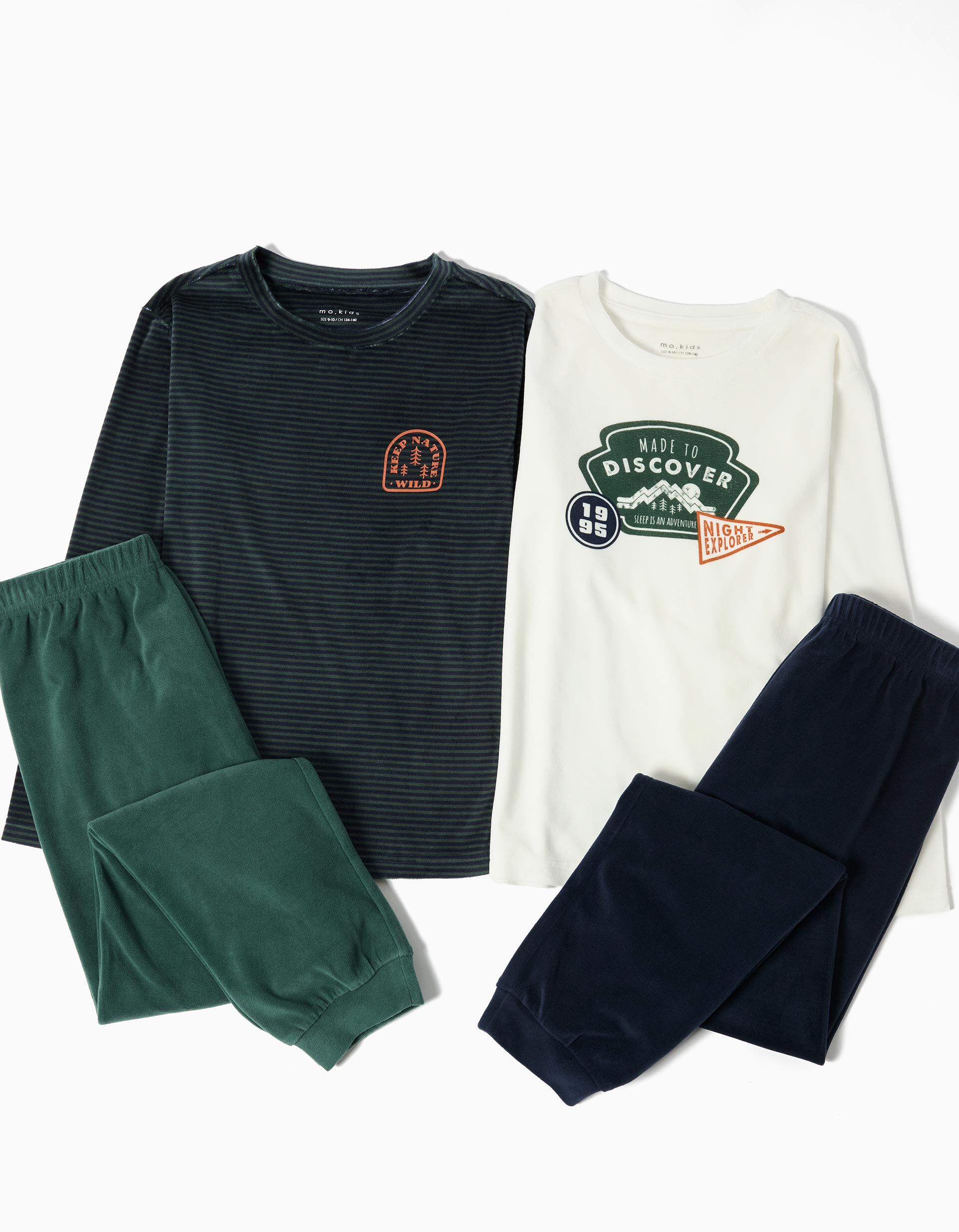 Comprar Online Pack 2 Pijamas Veludo, Menino, Multicor