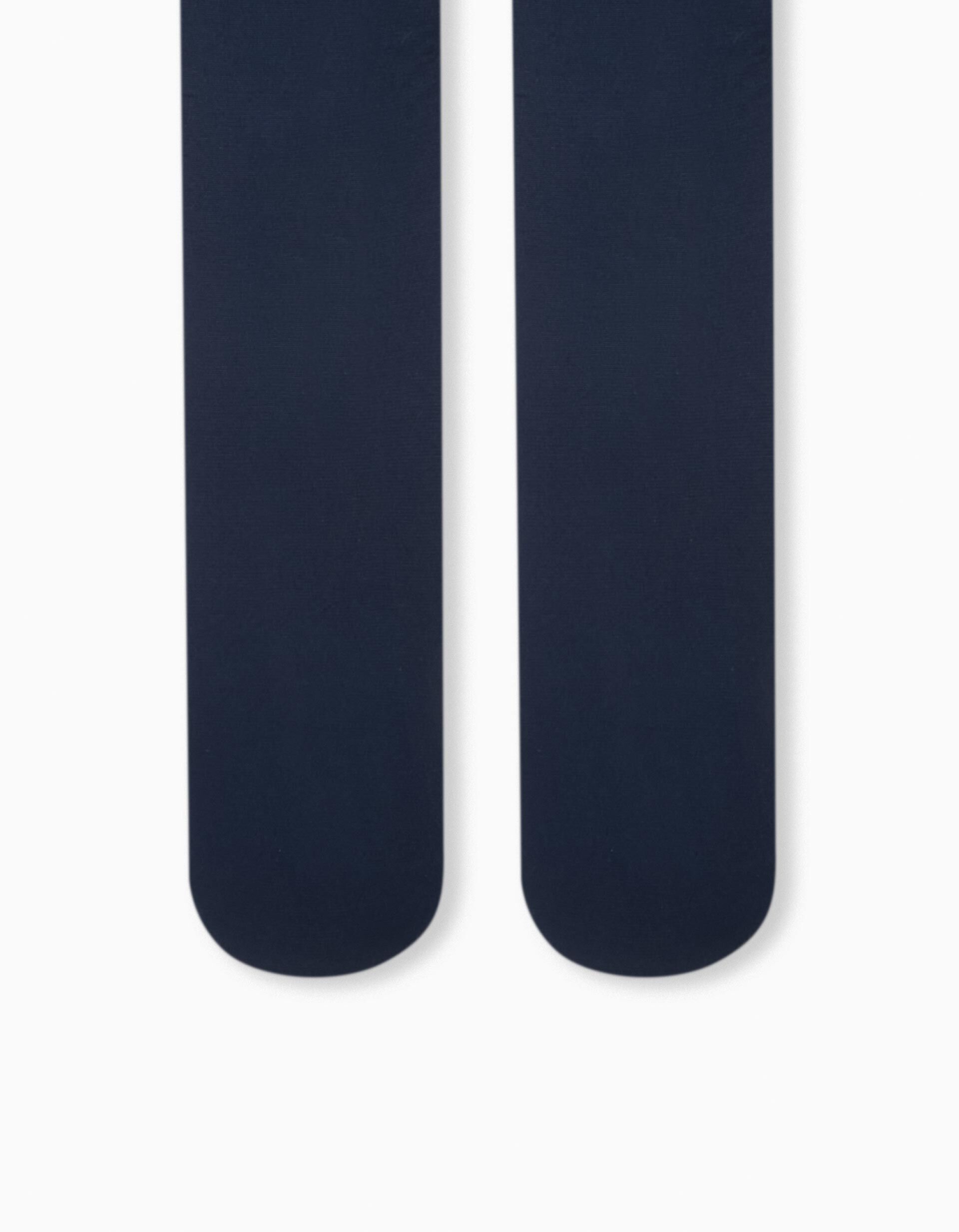2 Pairs of Tights Pack, Girls, Dark Blue