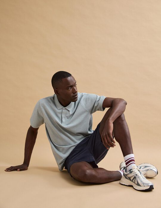 Comprar Online Polo Piquet, Homem, Azul Claro