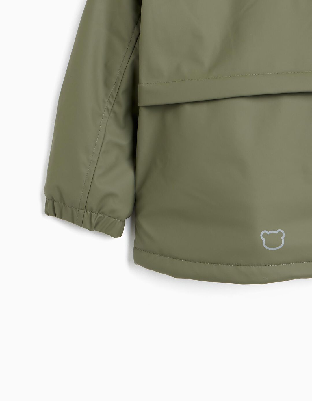 Parka Com Forro Sherpa, Menino, Verde Escuro