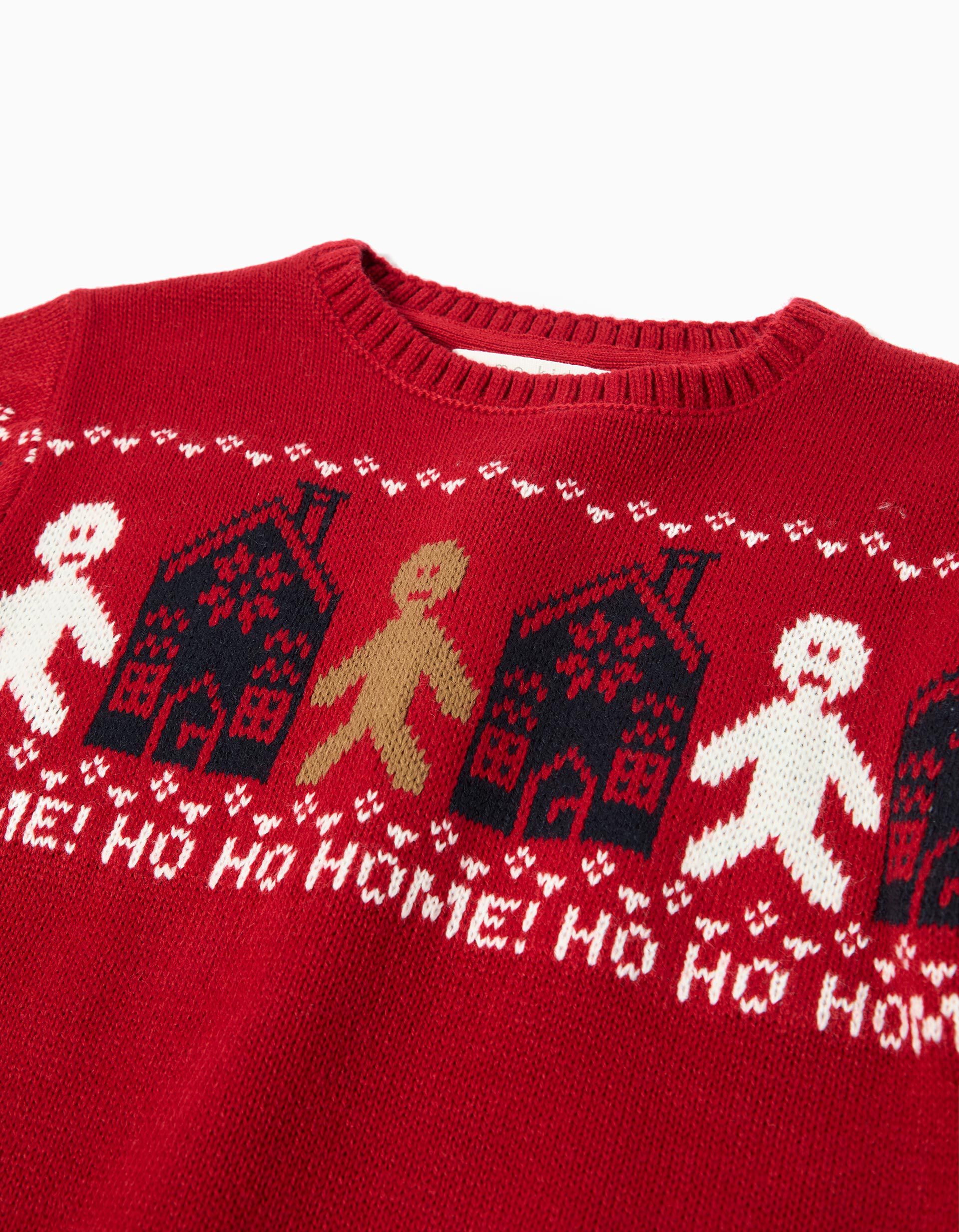 Comprar Online Camisola Malha Natal, Menino, Vermelho Escuro