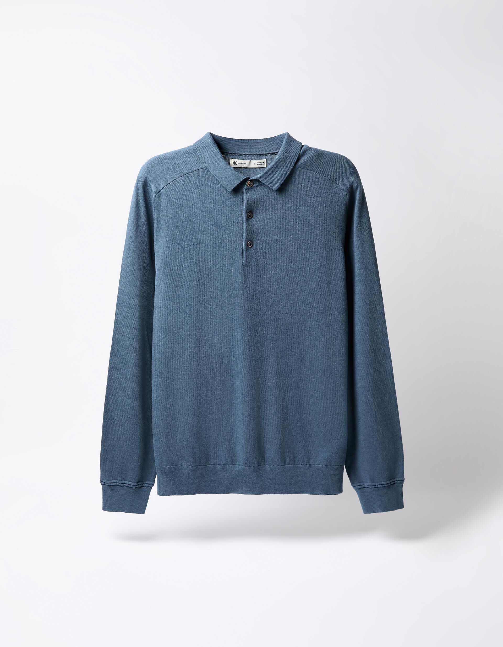 Comprar Online Polo com Caxemira, Homem, Azul