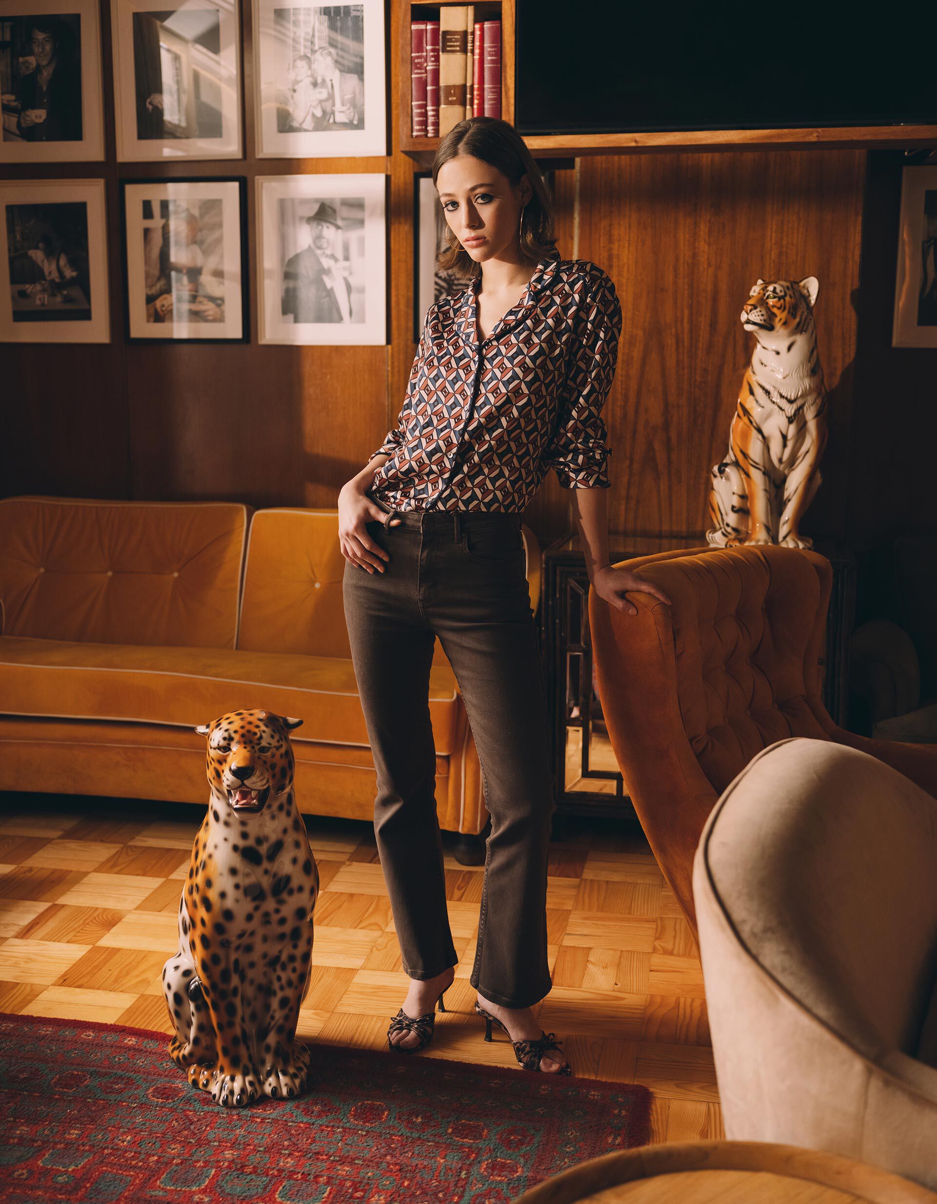 Comprar Online Cal&ccedil;as de Ganga, Mulher, Castanho Escuro