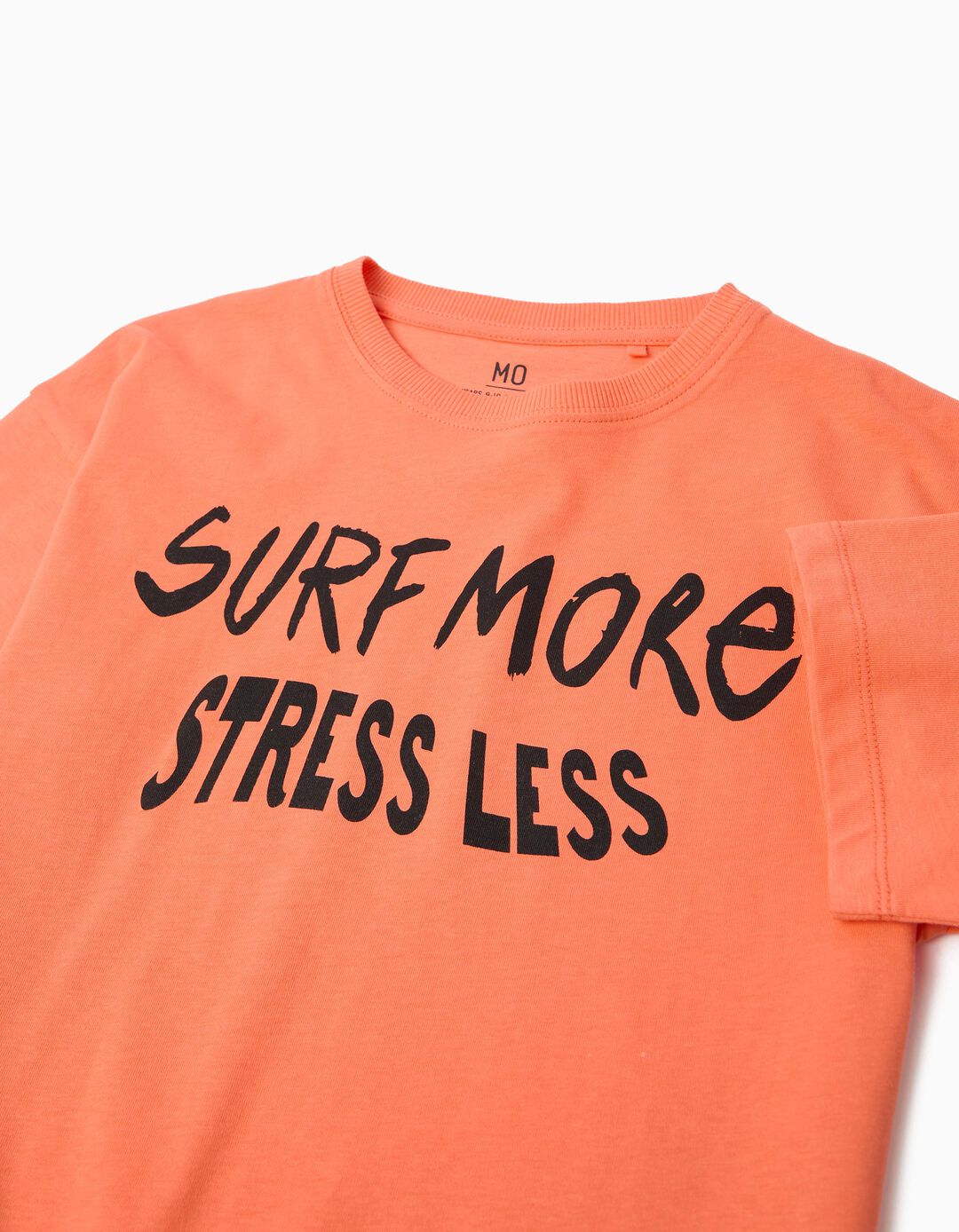 T-shirt Estampada, Menino, Laranja