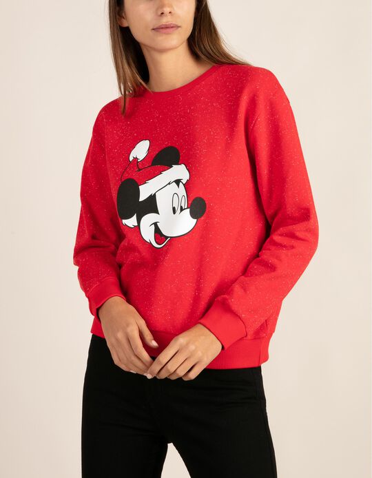 Sweatshirt natal&iacute;cia do Rato Mickey