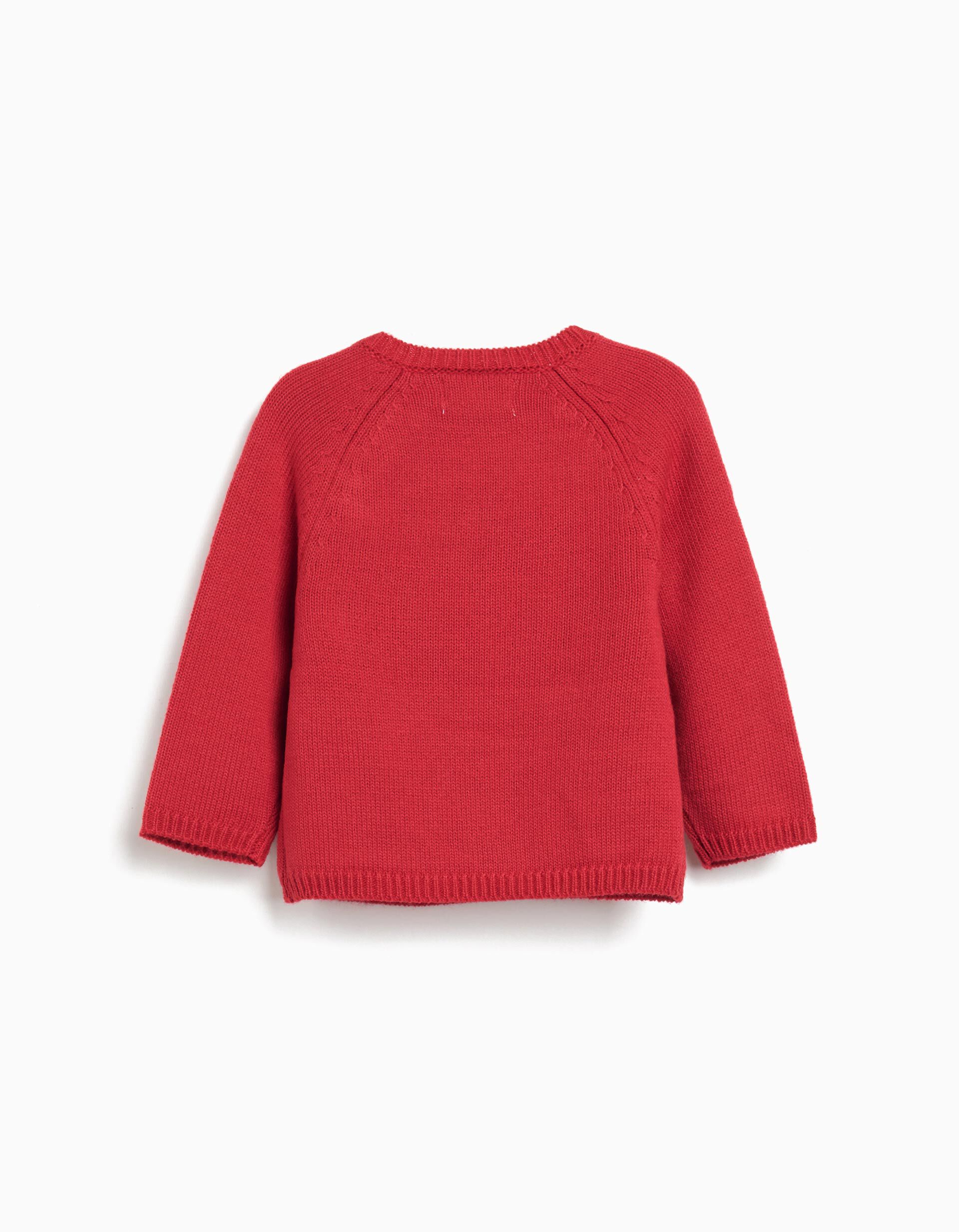 Comprar Online Camisola de Malha, Rec&eacute;m-Nascido, Vermelho