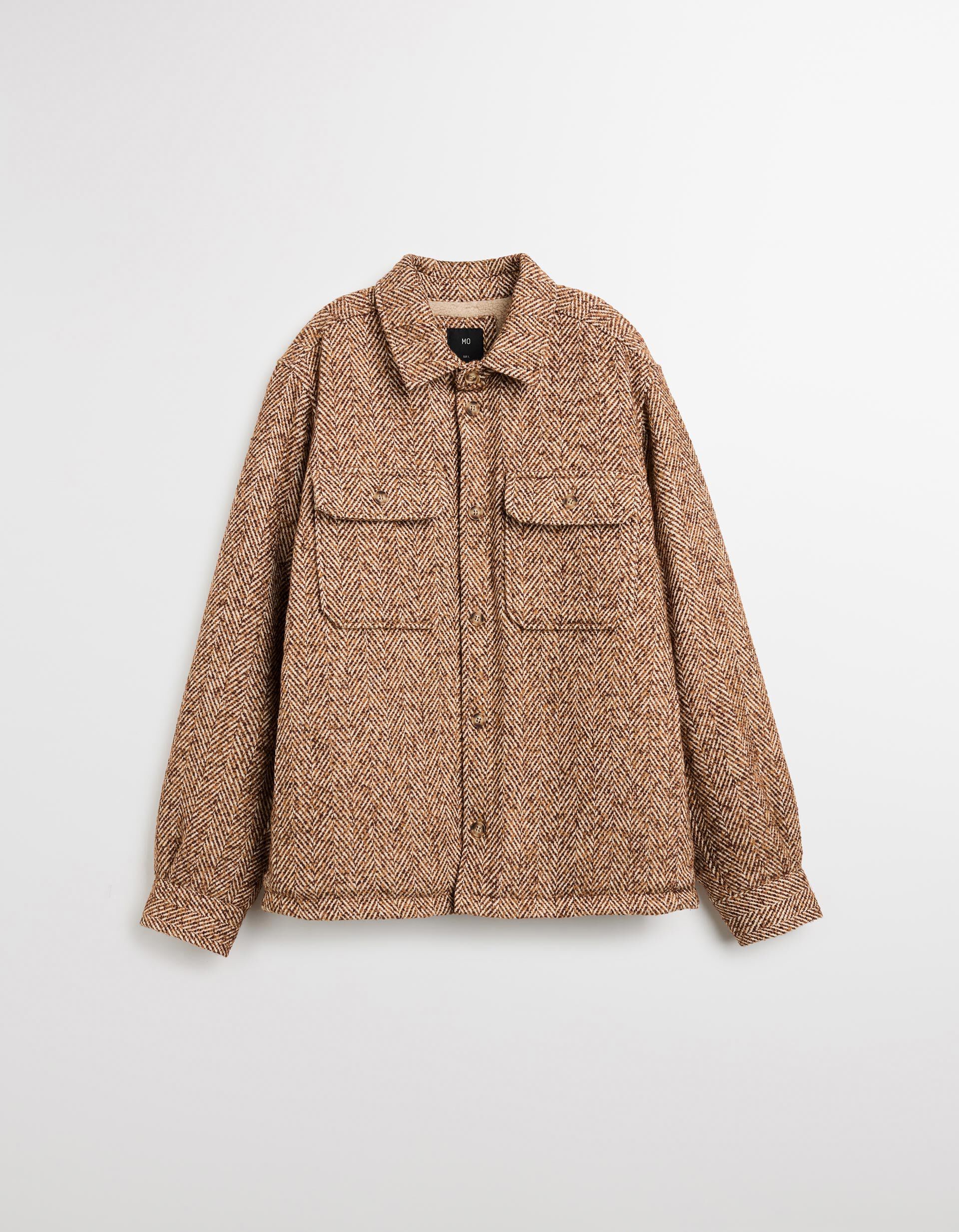 Comprar Online Sobrecamisa, Homem, Bege Escuro