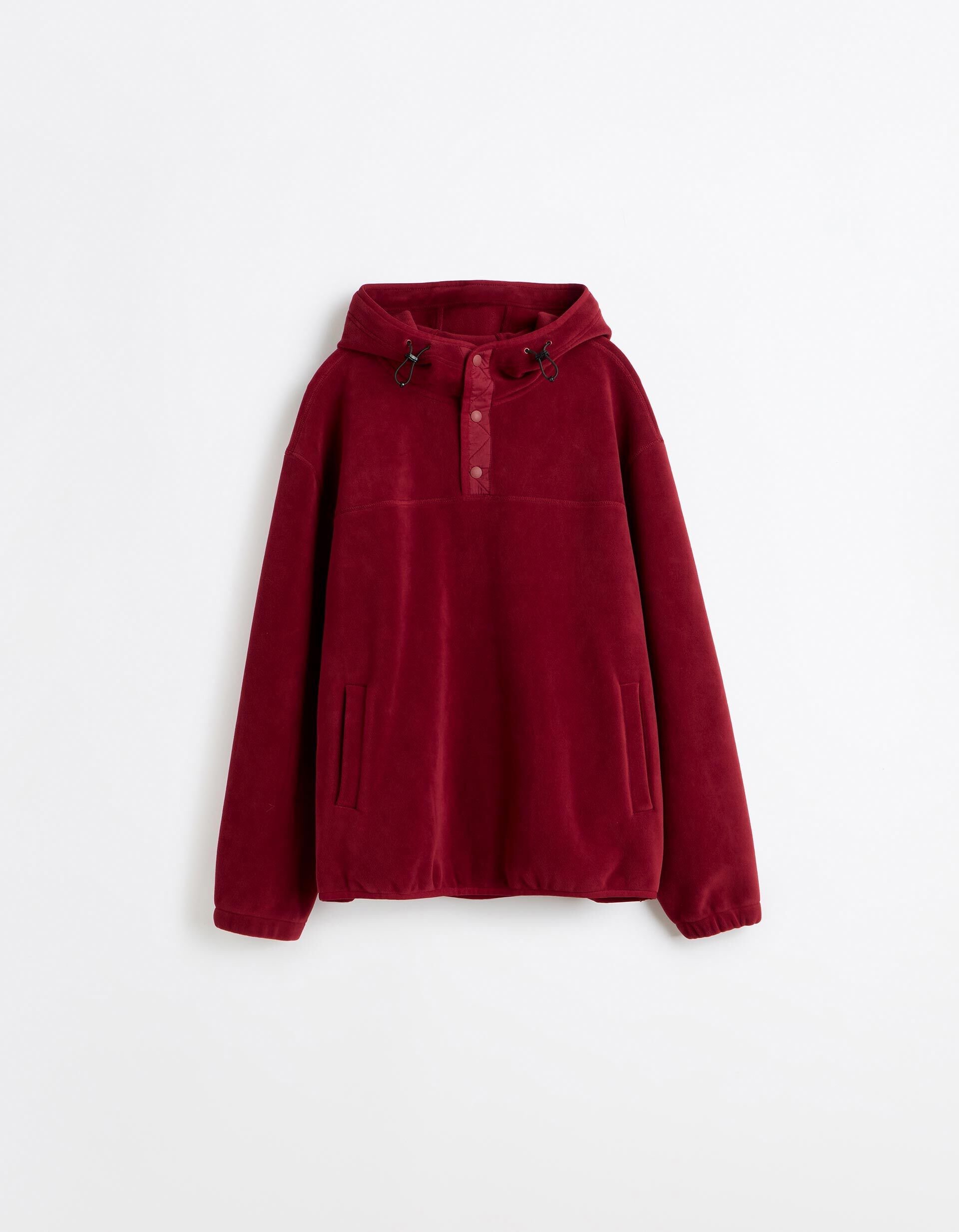 Comprar Online Sweatshirt Polar, Homem, Vermelho Escuro