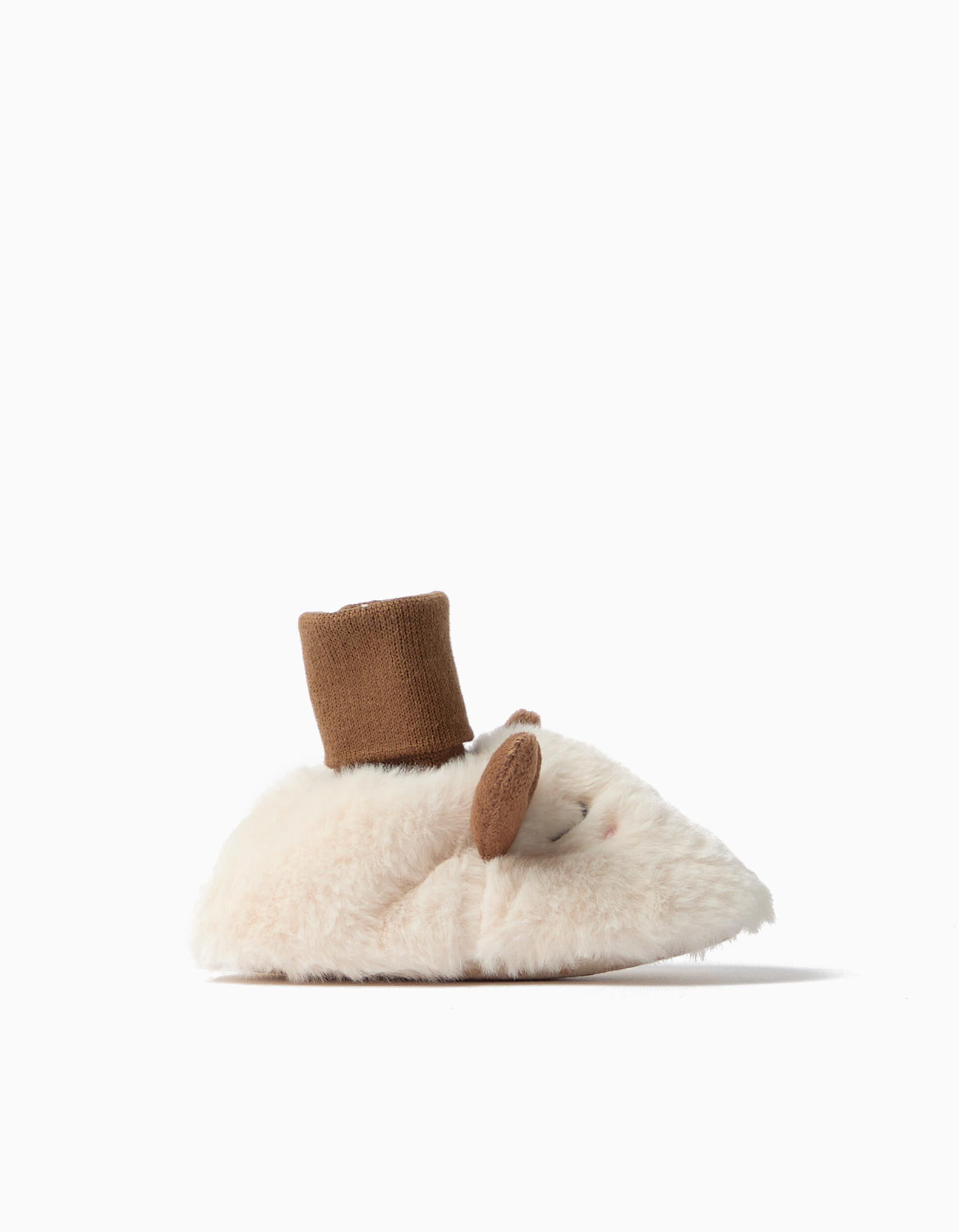 Comprar Online Pantufas De Natal, Menino, Bege