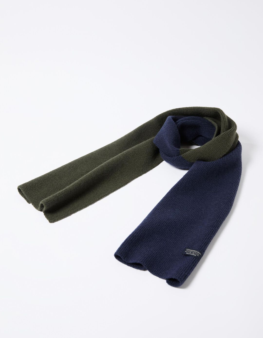 Cachecol em Malha, Homem, Verde