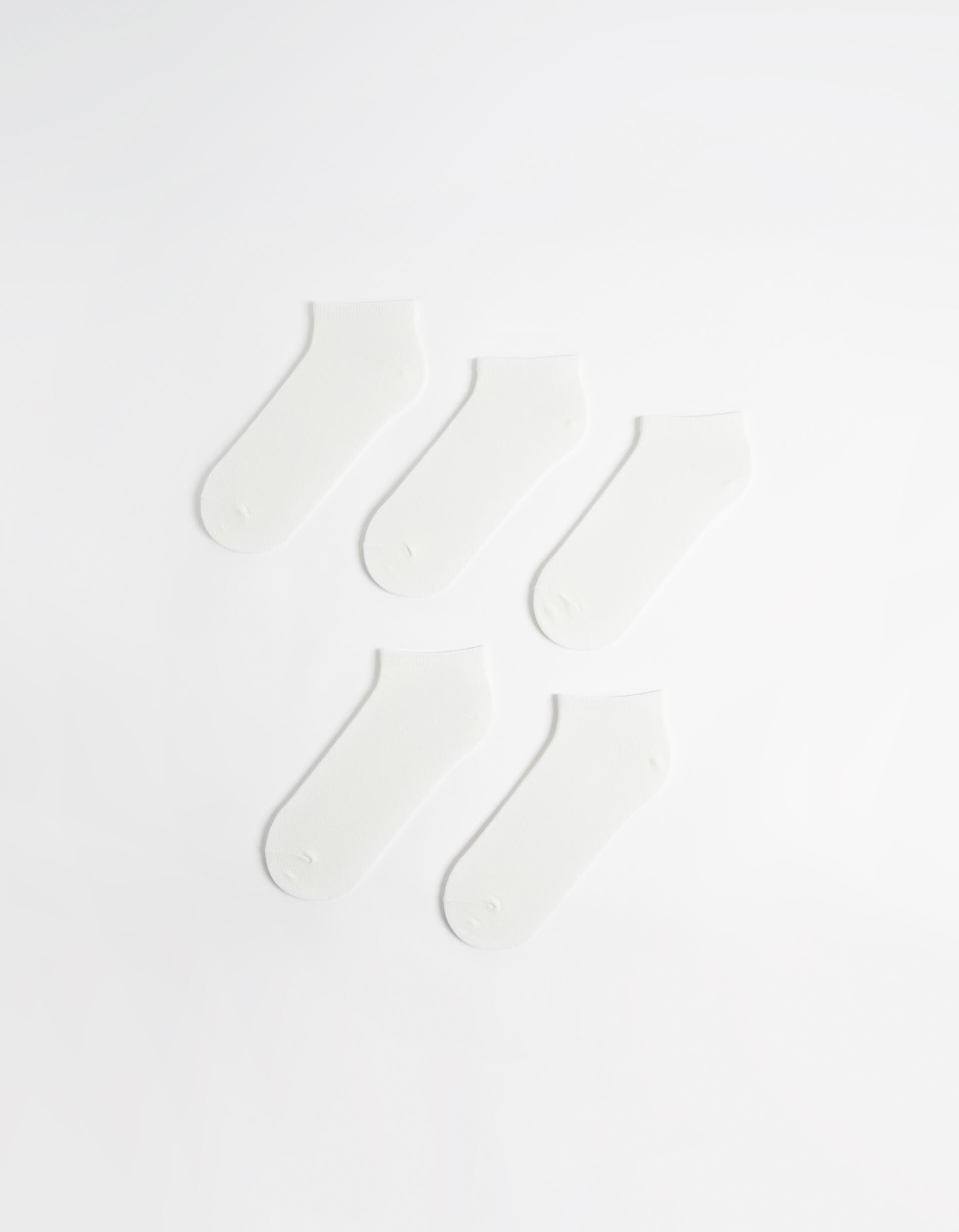 Comprar Online Pack 5 Pares de Meias, Homem, Branco