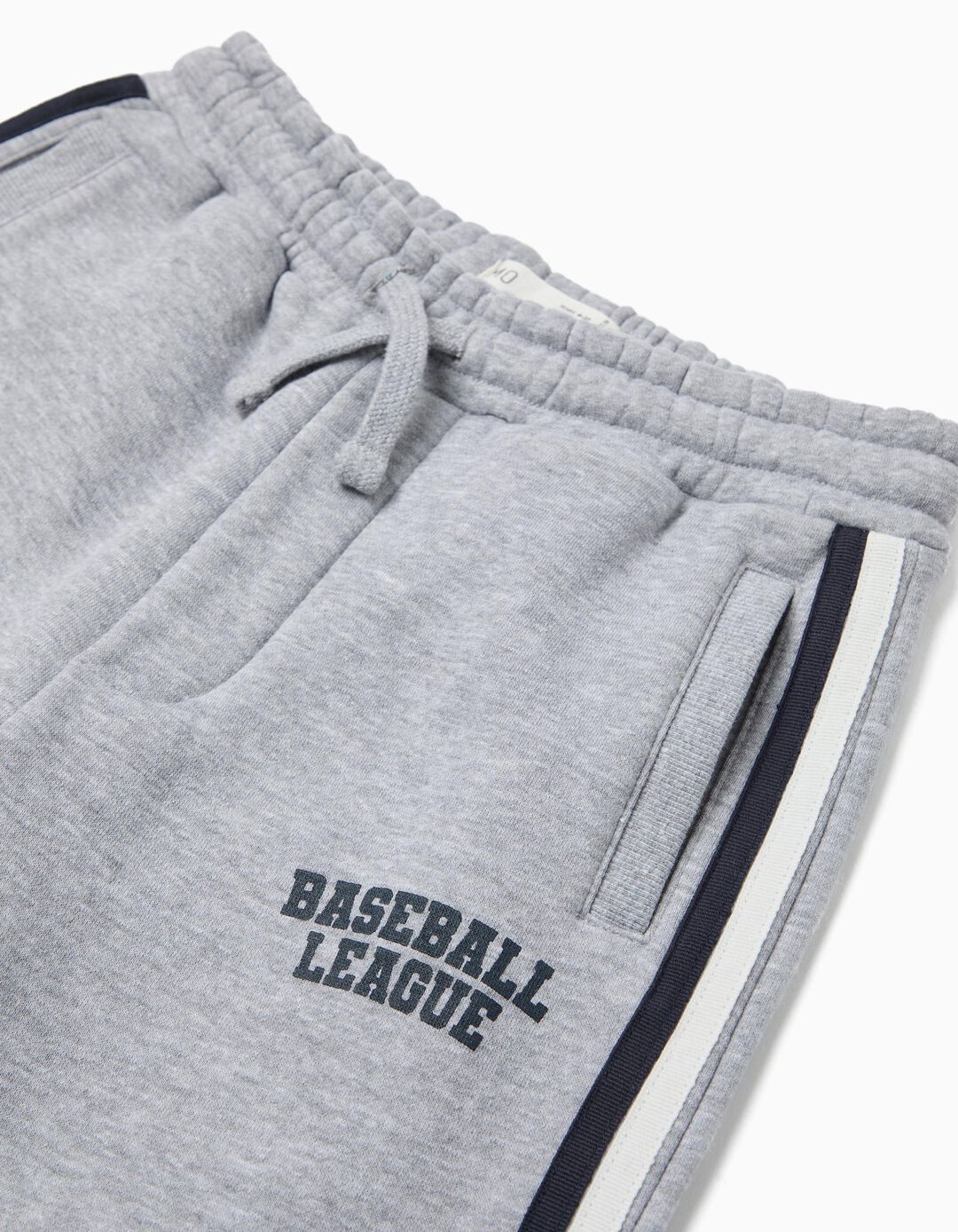 Cal&ccedil;as de Jogging, Menino, Cinzento Claro