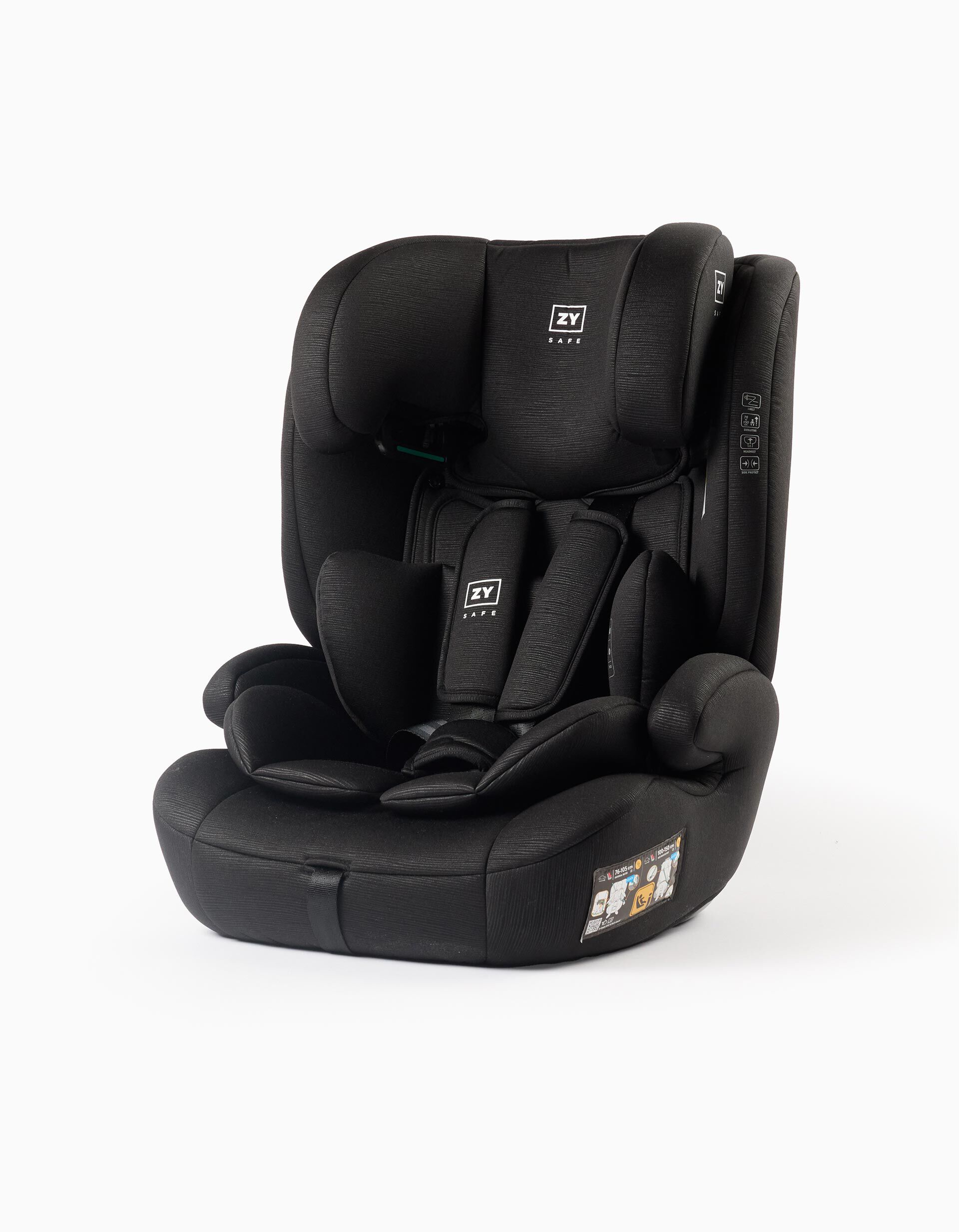 Comprar Online Cadeira Auto I-Size ZY Primecare Belt III (76-150cm), Preto