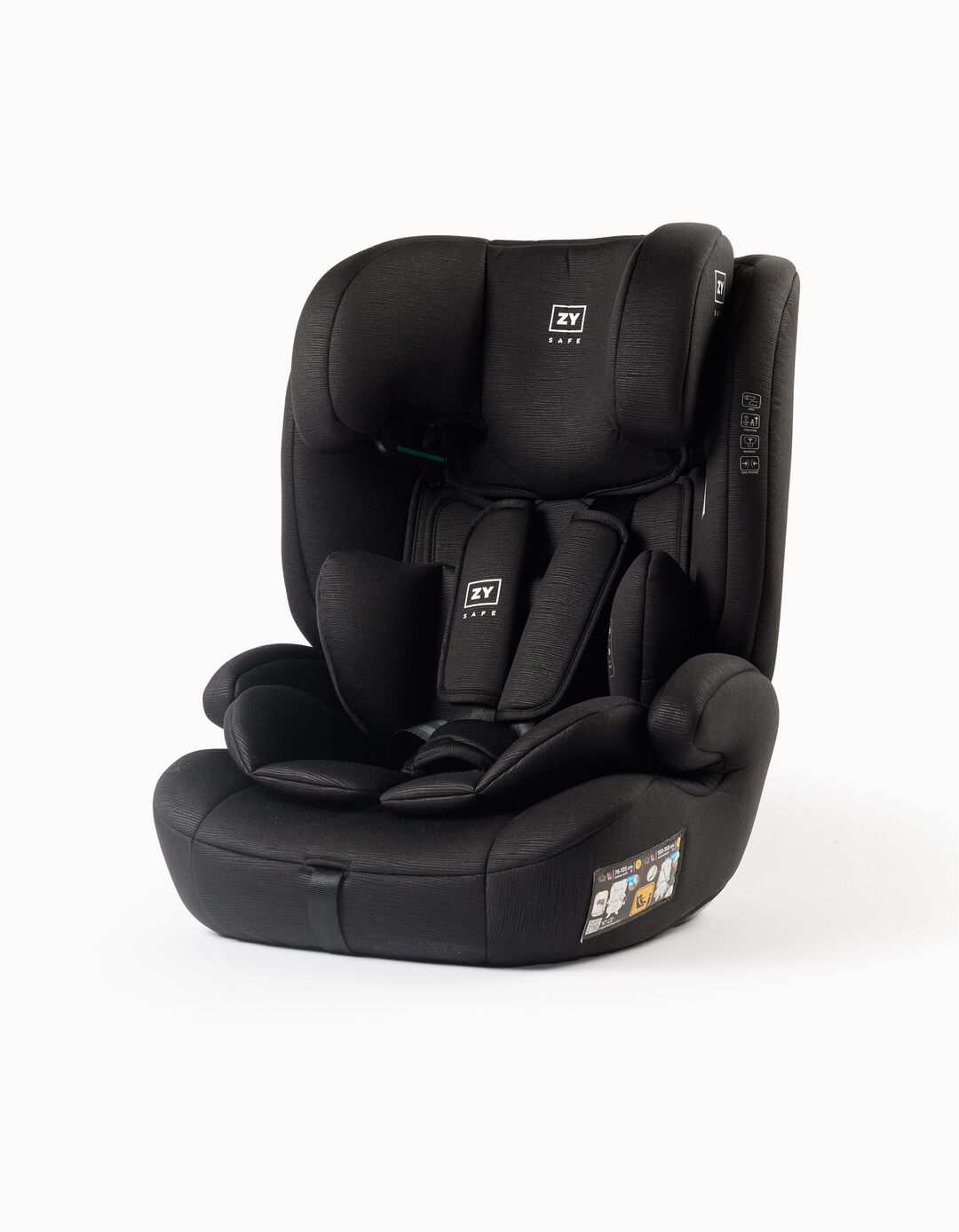 Cadeira Auto I-Size ZY Primecare Belt III (76-150cm), Preto