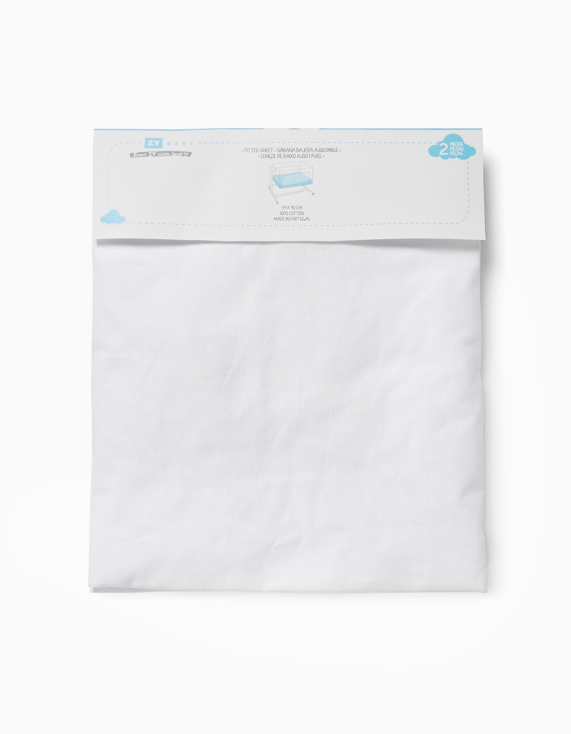 Comprar Online Pack de 2 Len&ccedil;&oacute;is Com El&aacute;stico para Co-Sleeping Zy Baby