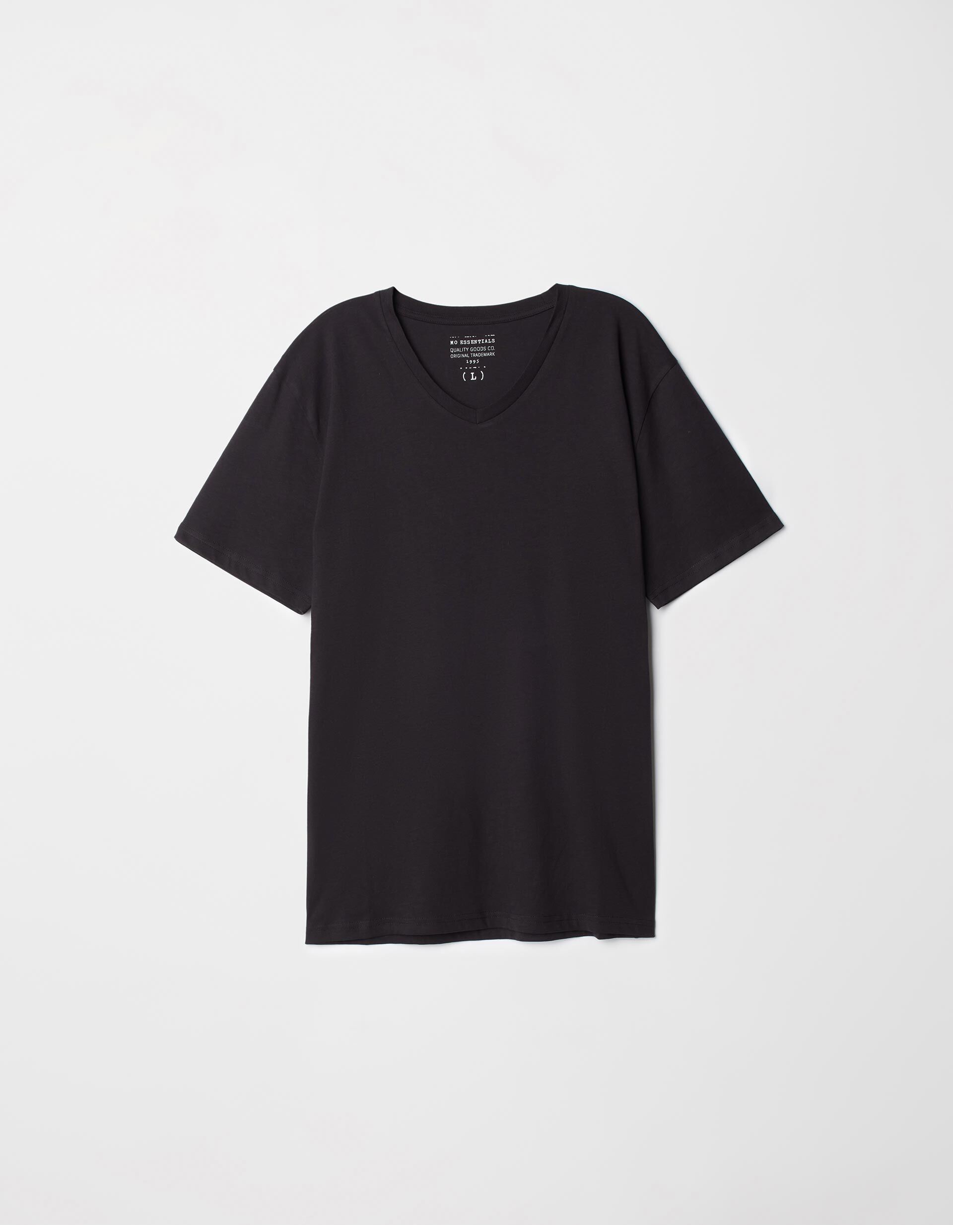 Comprar Online T-shirt Decote em V, Homem, Preto