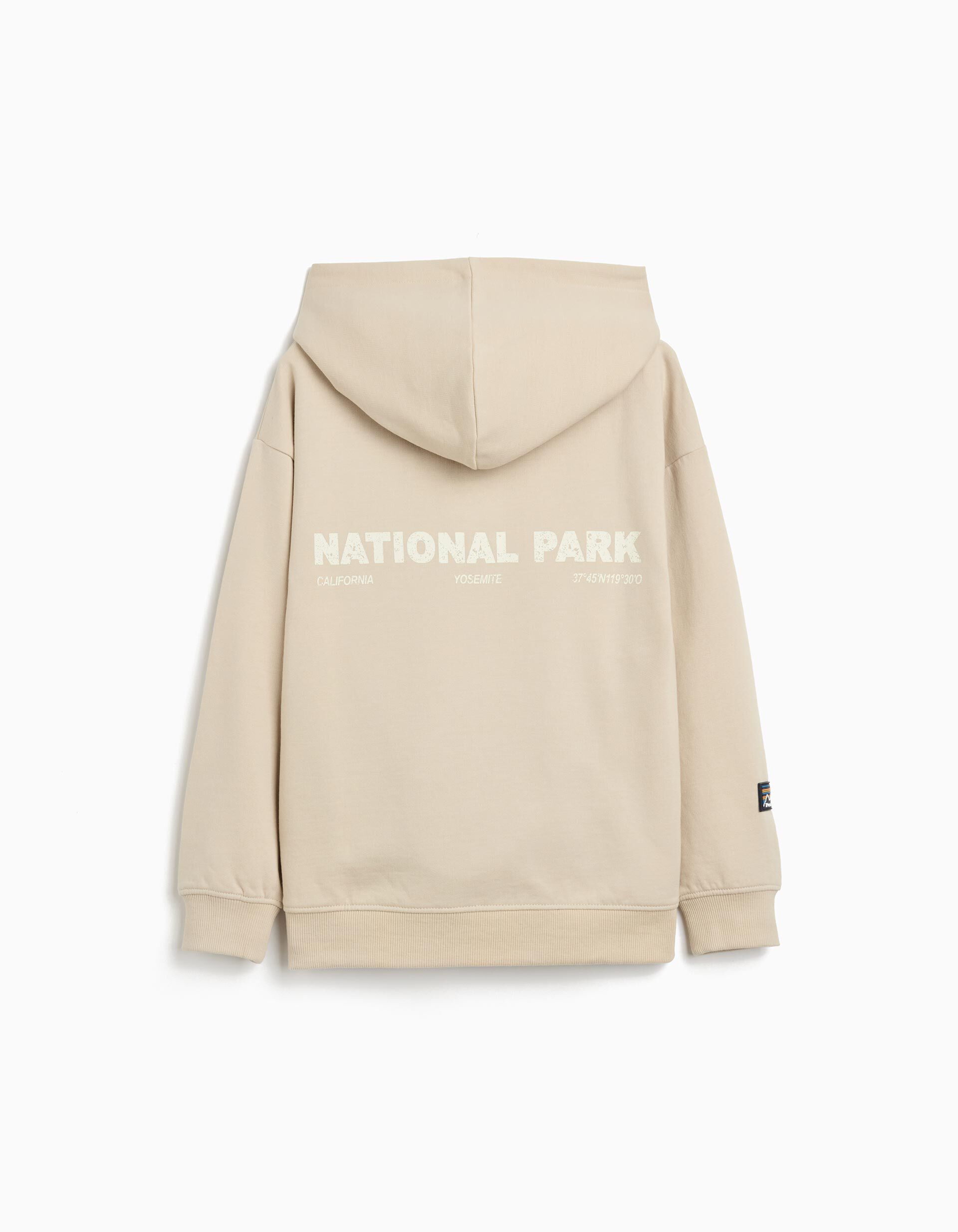 Comprar Online Sweatshirt com Capuz, Menino, Bege