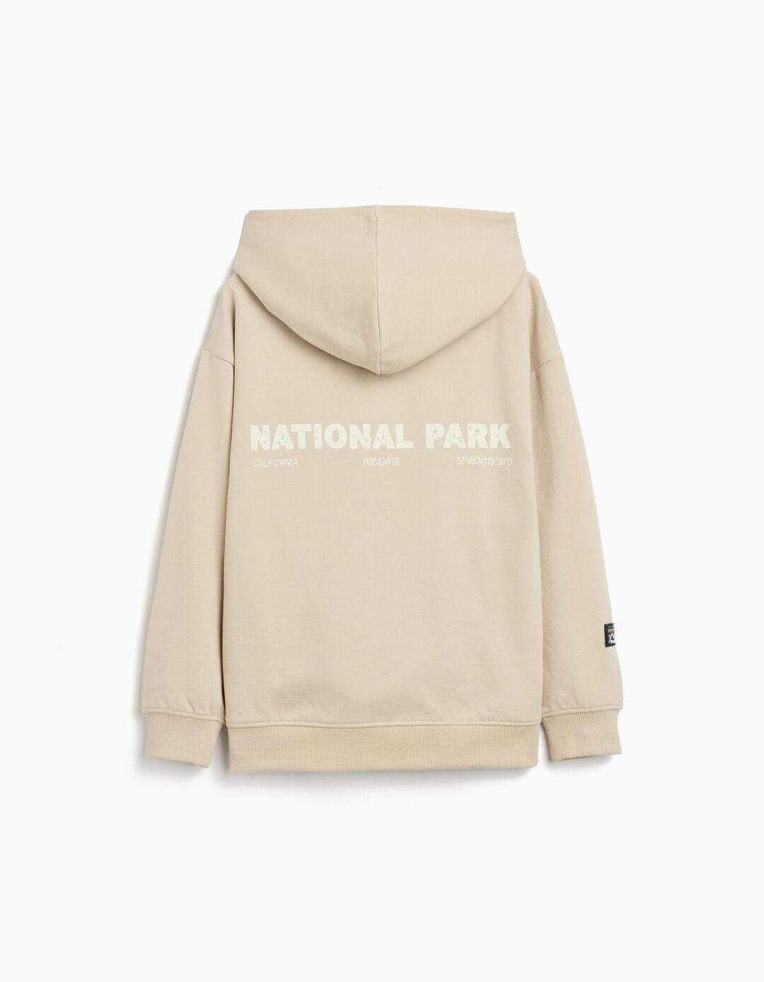 Sweatshirt com Capuz, Menino, Bege