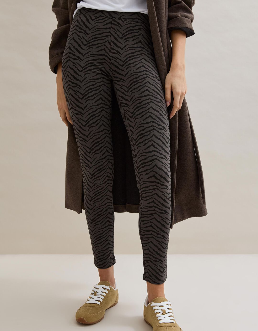 Leggings, Mulher, Cinzento Escuro