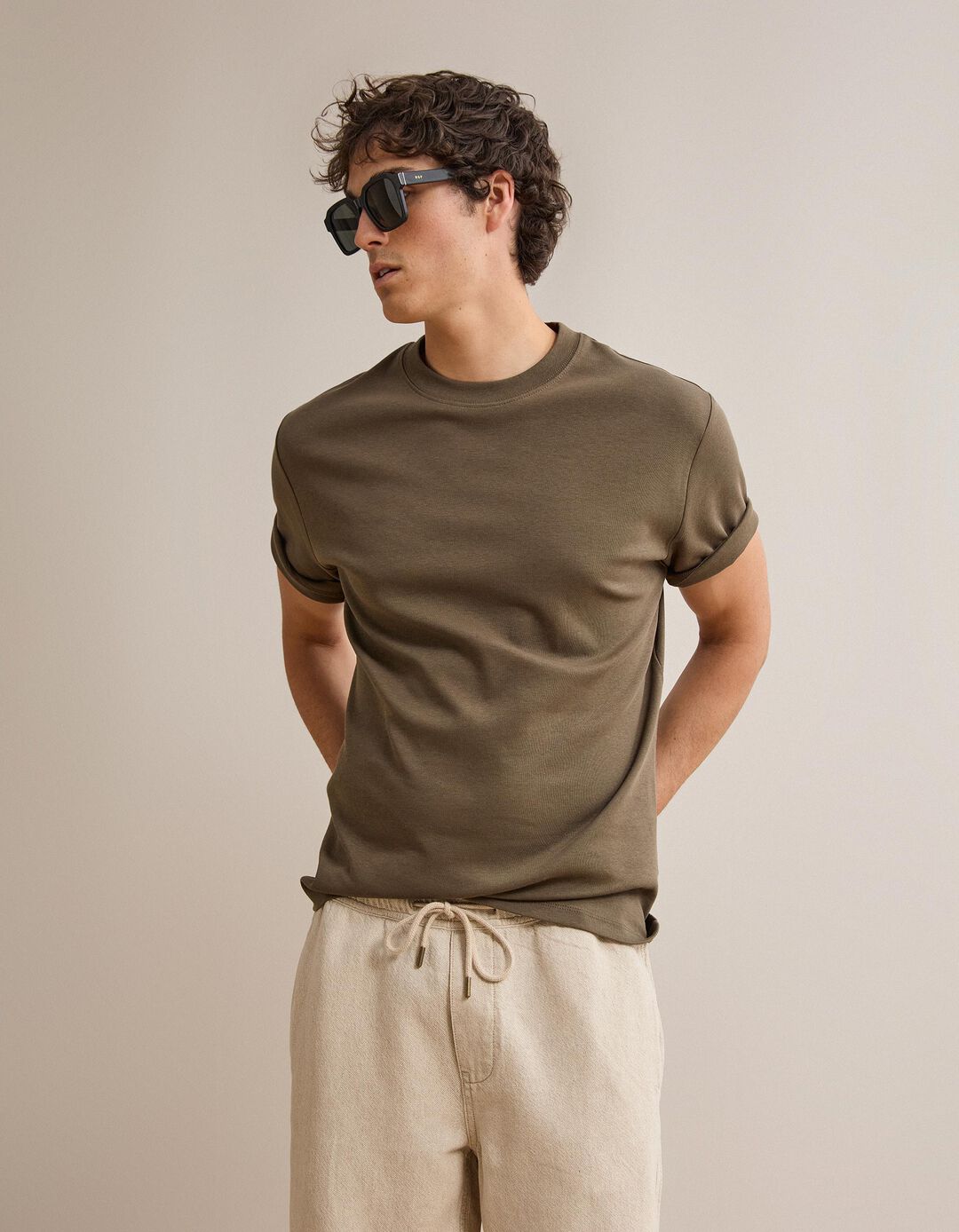 T-shirt Interlock, Homem, Verde