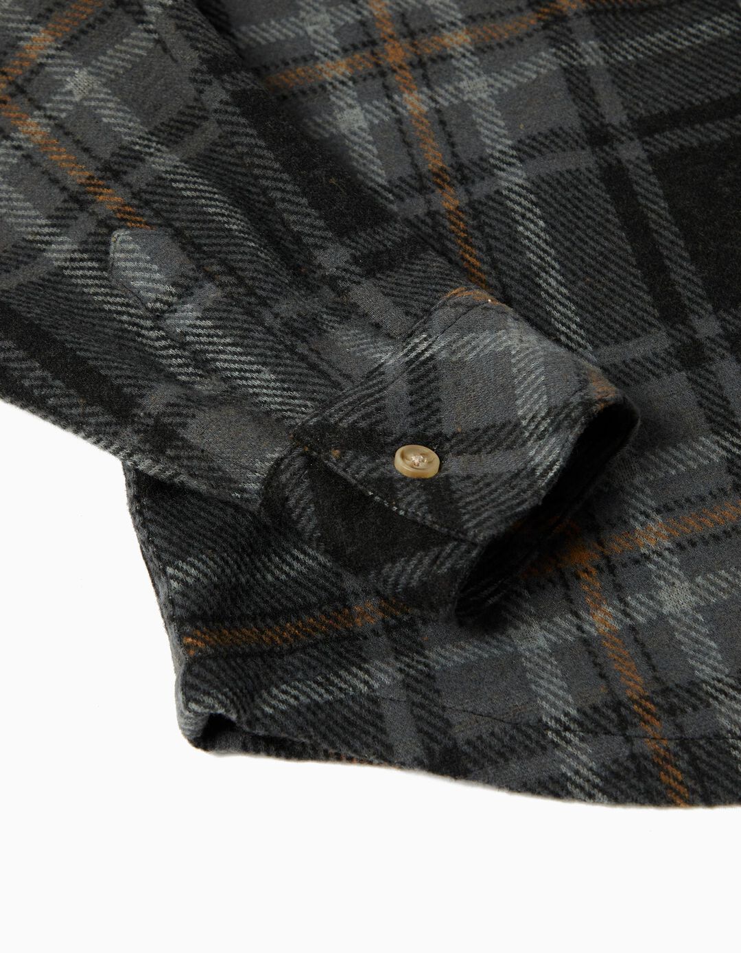 Sobrecamisa Xadrez, Menino, Cinzento Escuro 