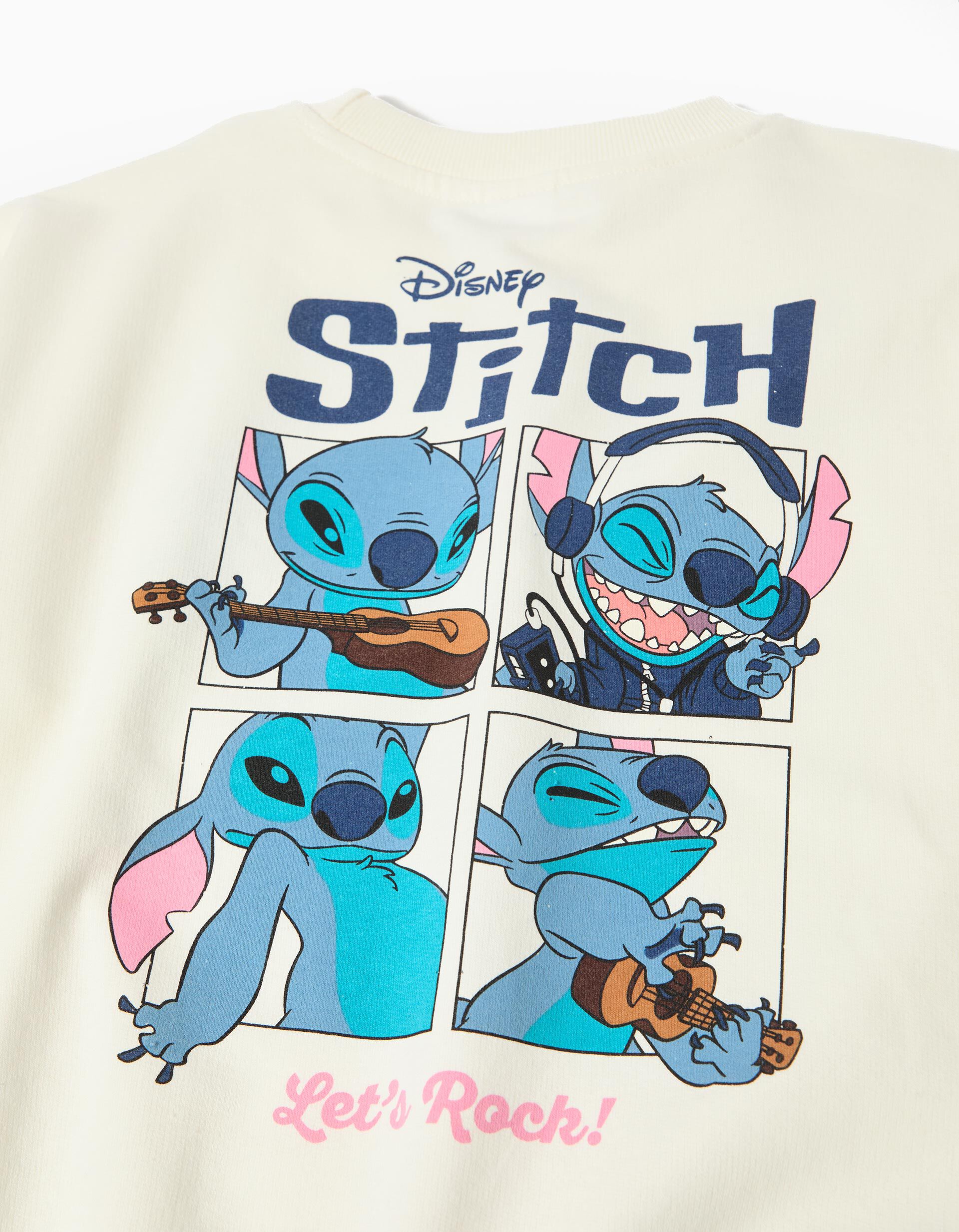 Comprar Online Sweatshirt de Felpa 'Stitch', Menina, Branco