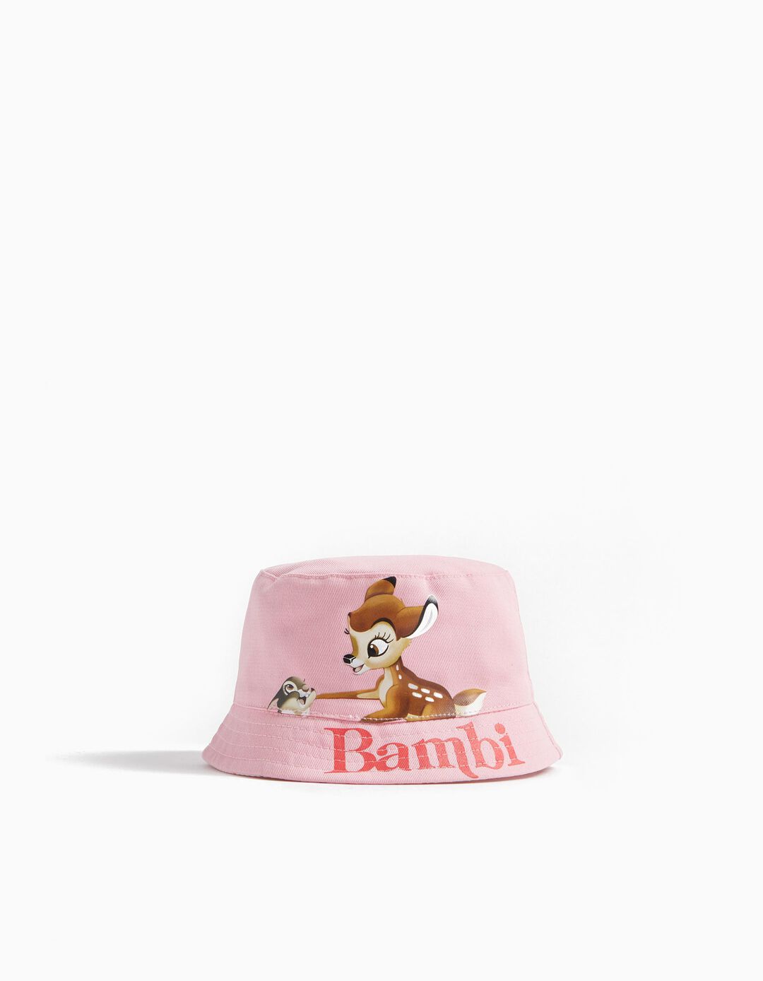 Reversible 'Bambi' Bucket Hat, Baby Girls, Light Pink
