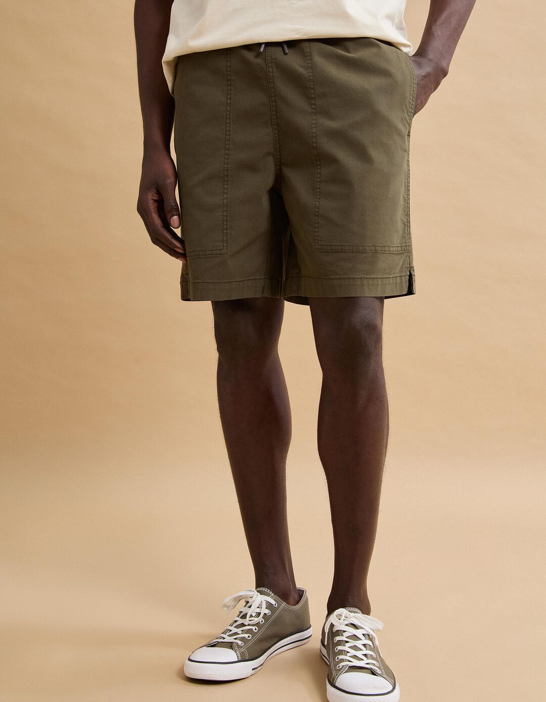 Cal&ccedil;&otilde;es Canvas, Homem, Castanho